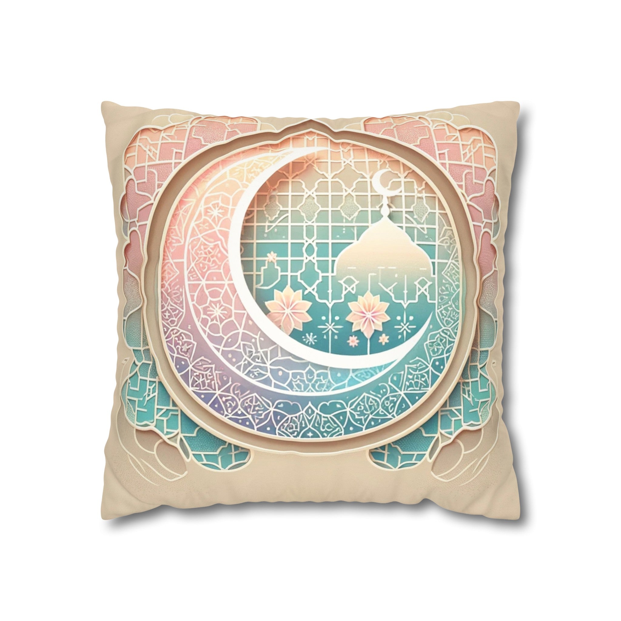 Islamic Art (3) - Suede Square Pillowcase