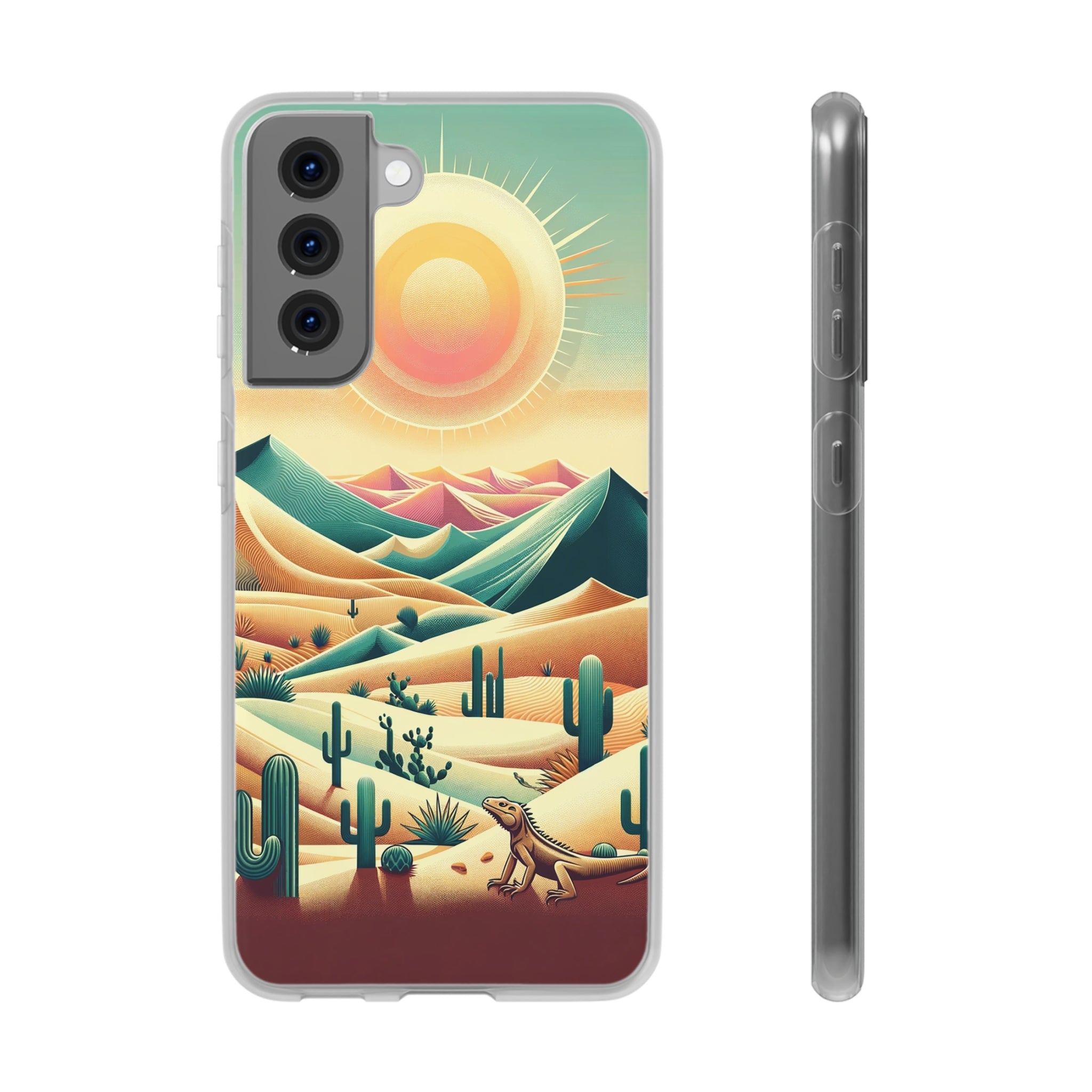 Iguana in the desert - Flexi Case (Samsung only)