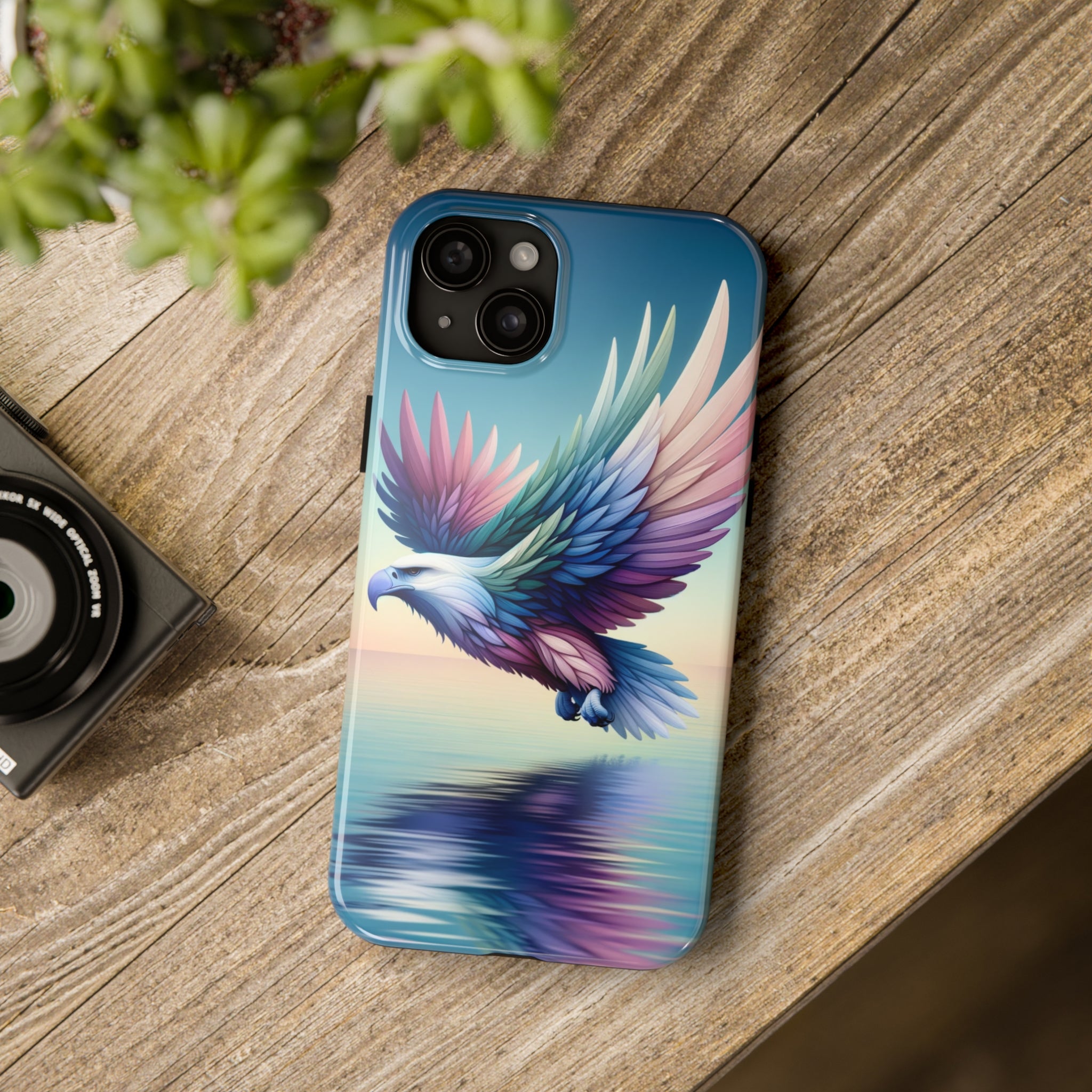 Eagle with colourful feathers - Tough Phone Case