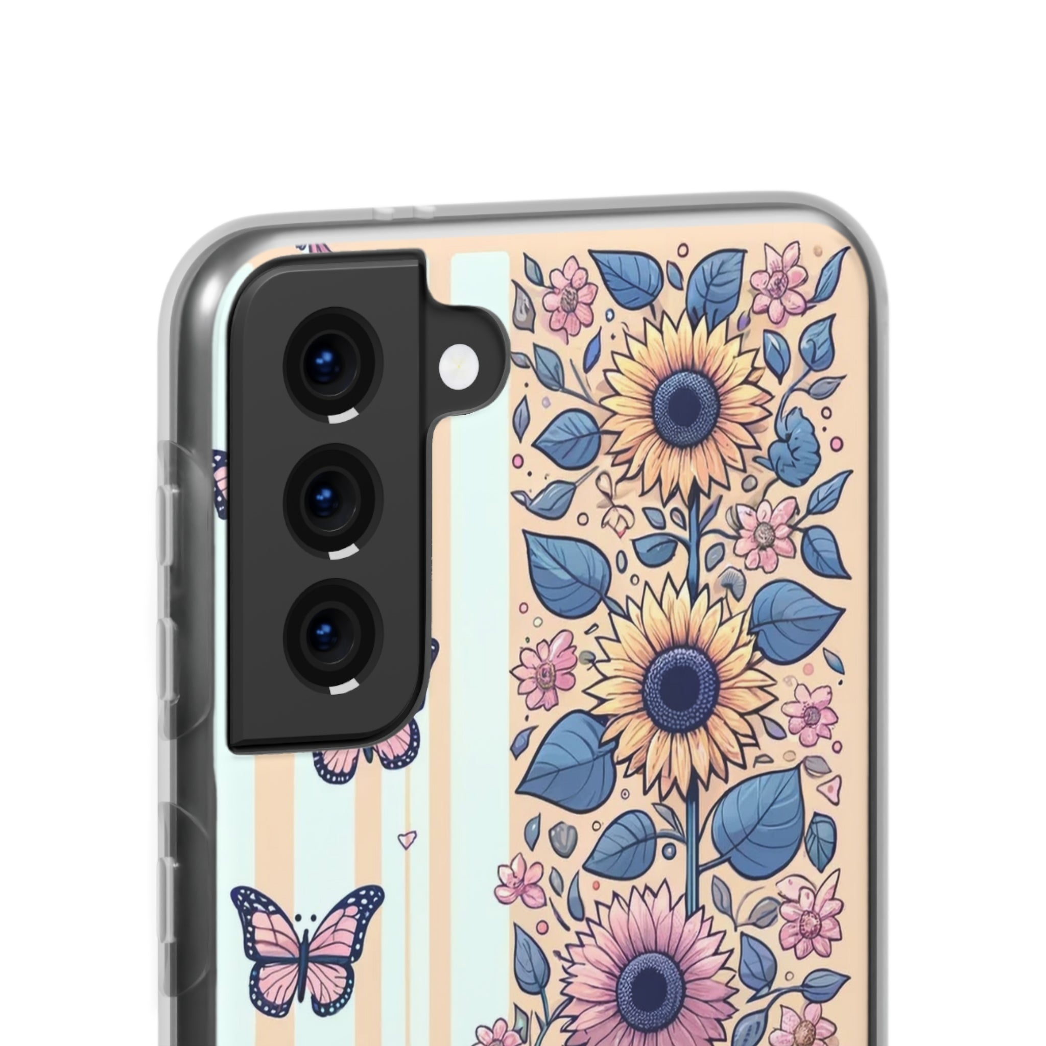 Sunflowers and butterflies - Flexi Case (Samsung only)