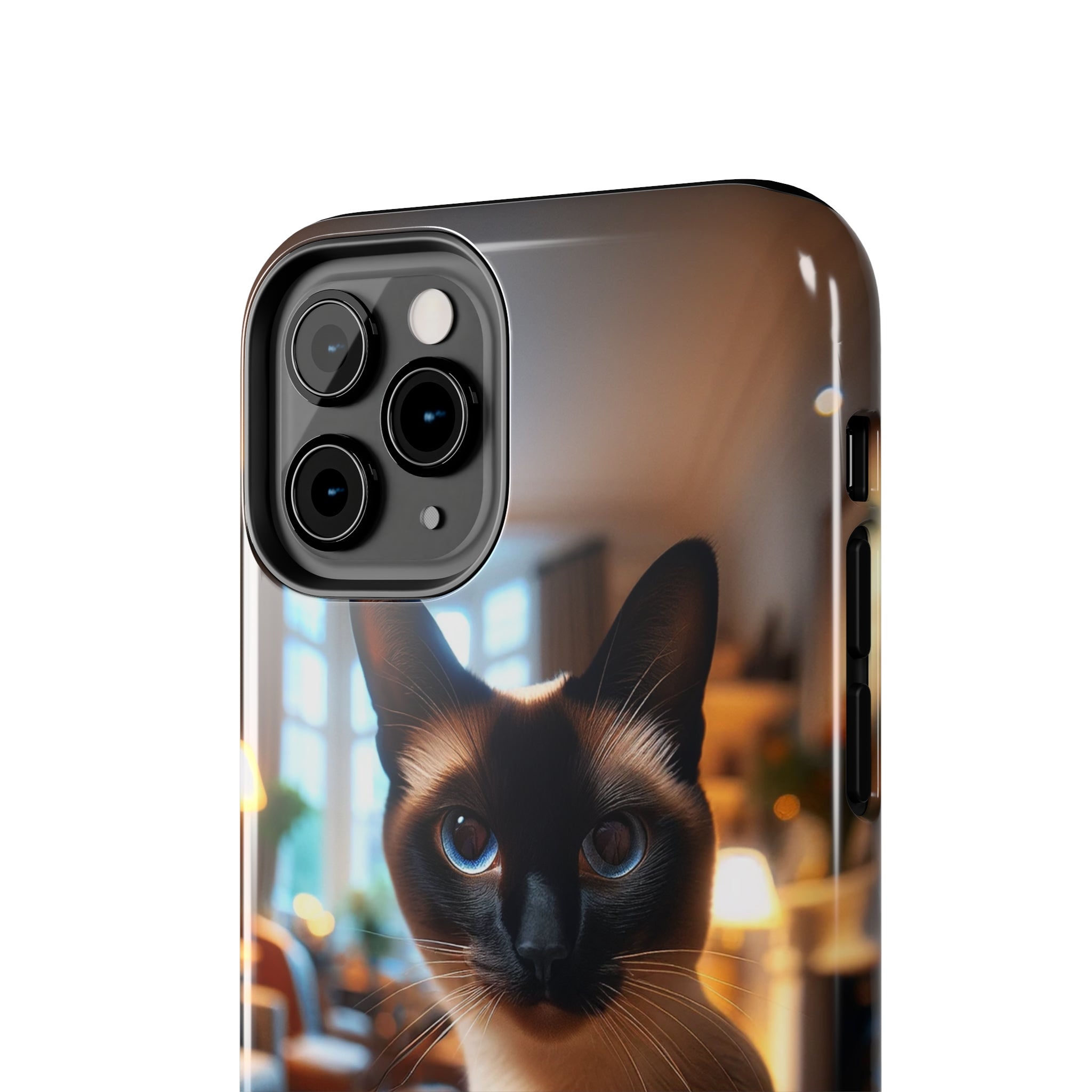 Curious cat - Tough Phone Case