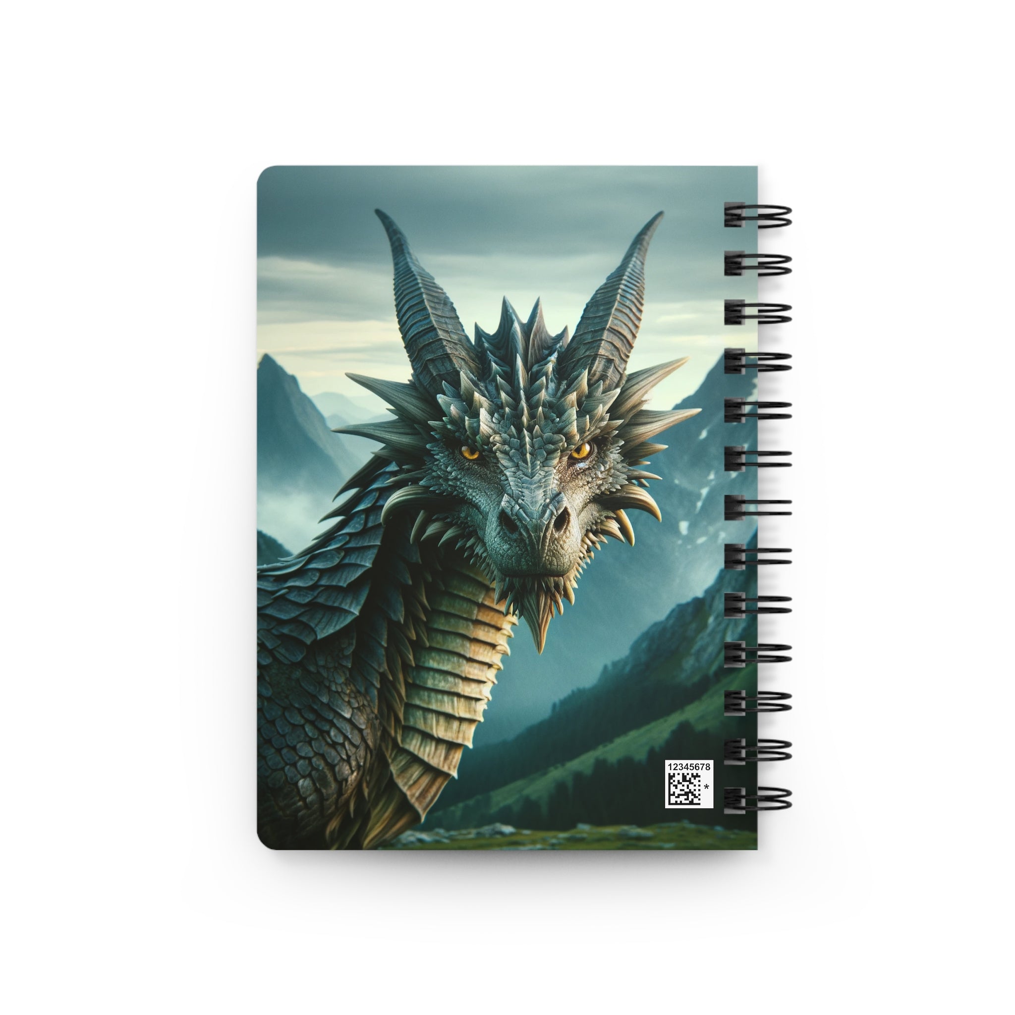 A curious dragon - Spiral Notebook