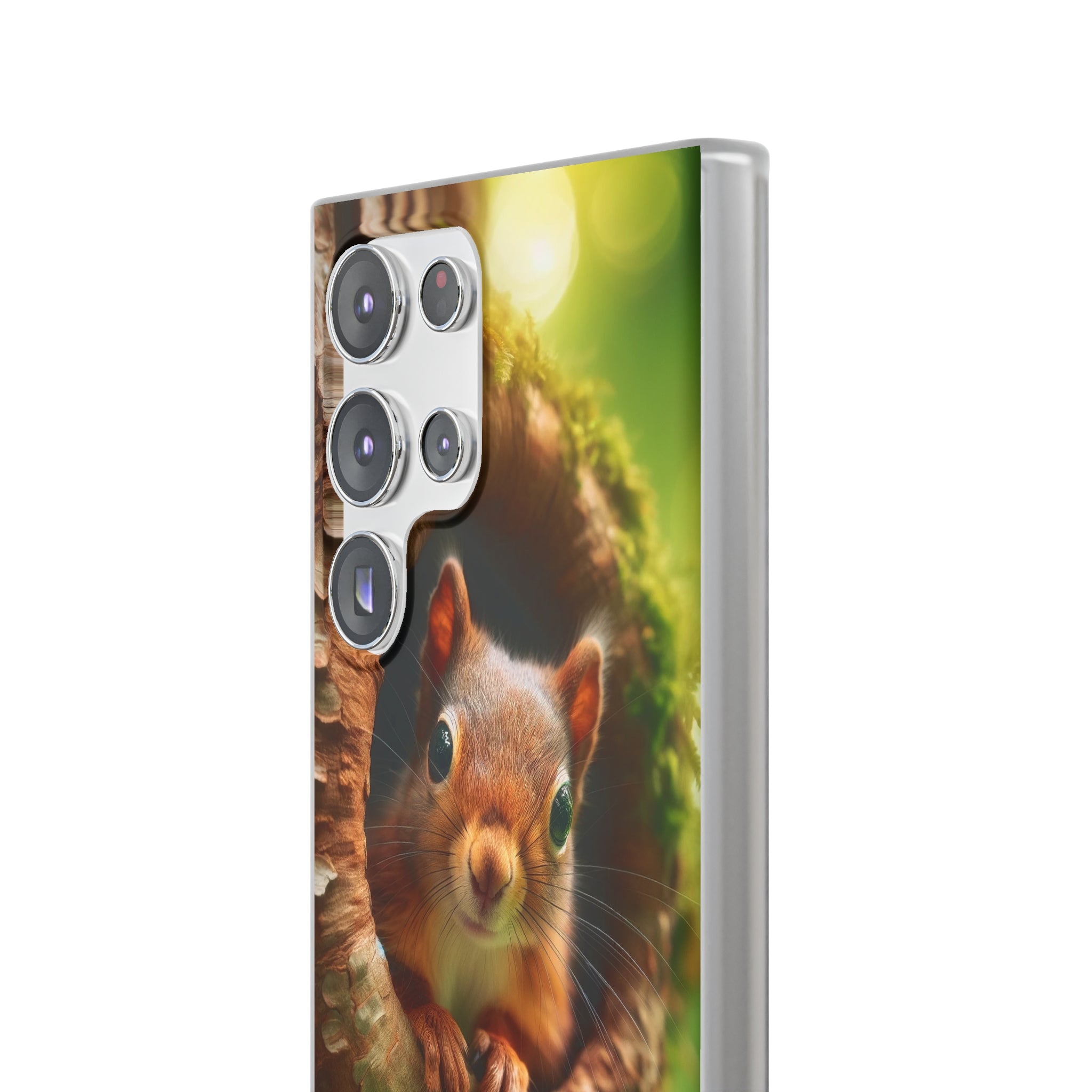 Squirrel in a treehole - Flexi Case (Samsung only)