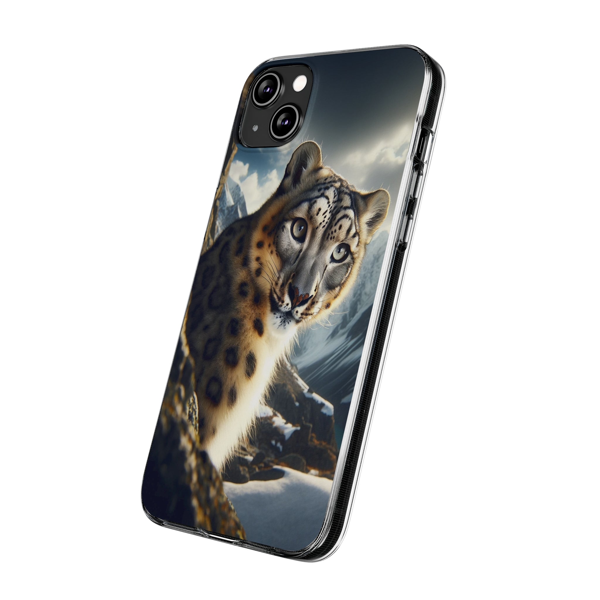 Snow Leopard - Soft Phone Case