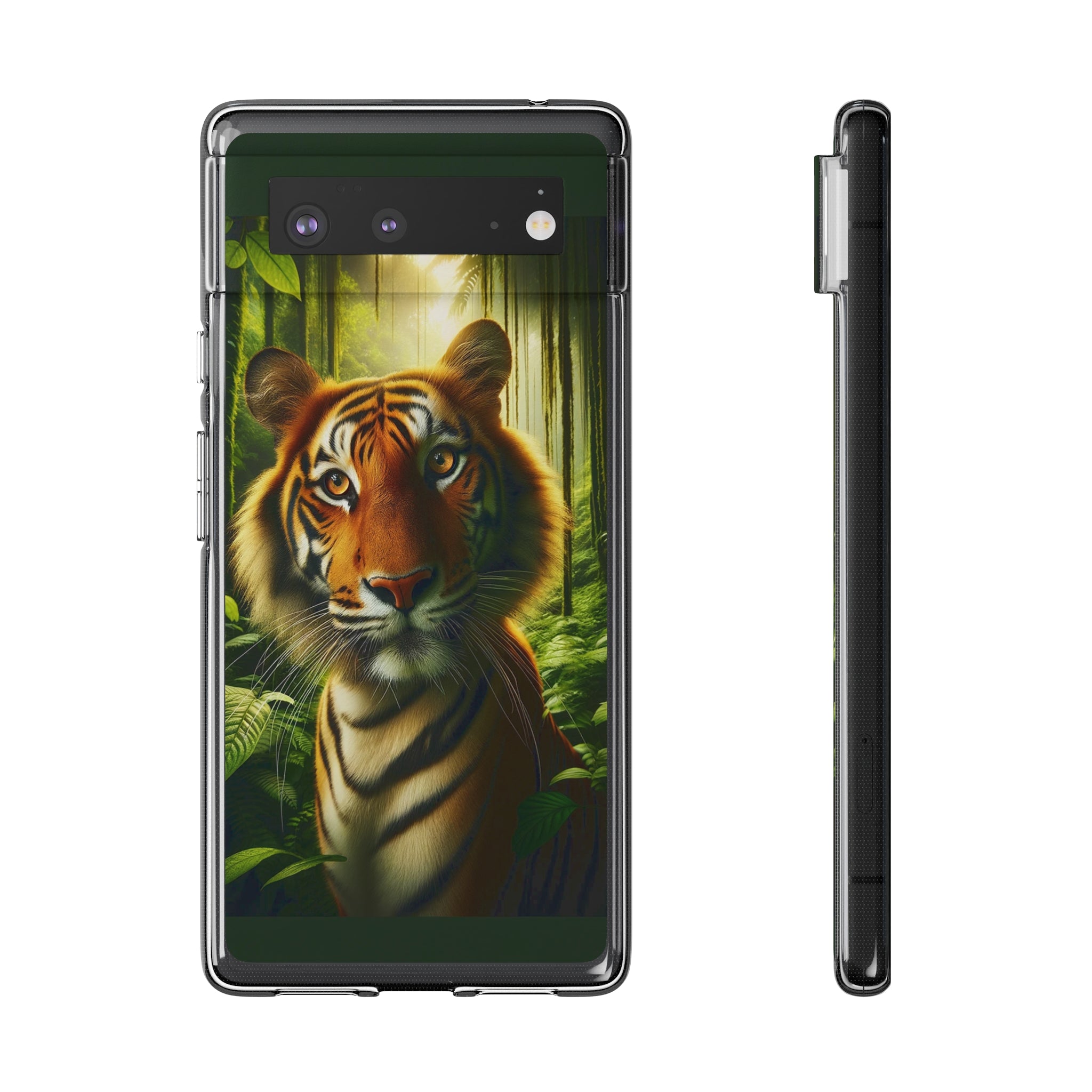 Curious Tiger - Soft Phone Cases