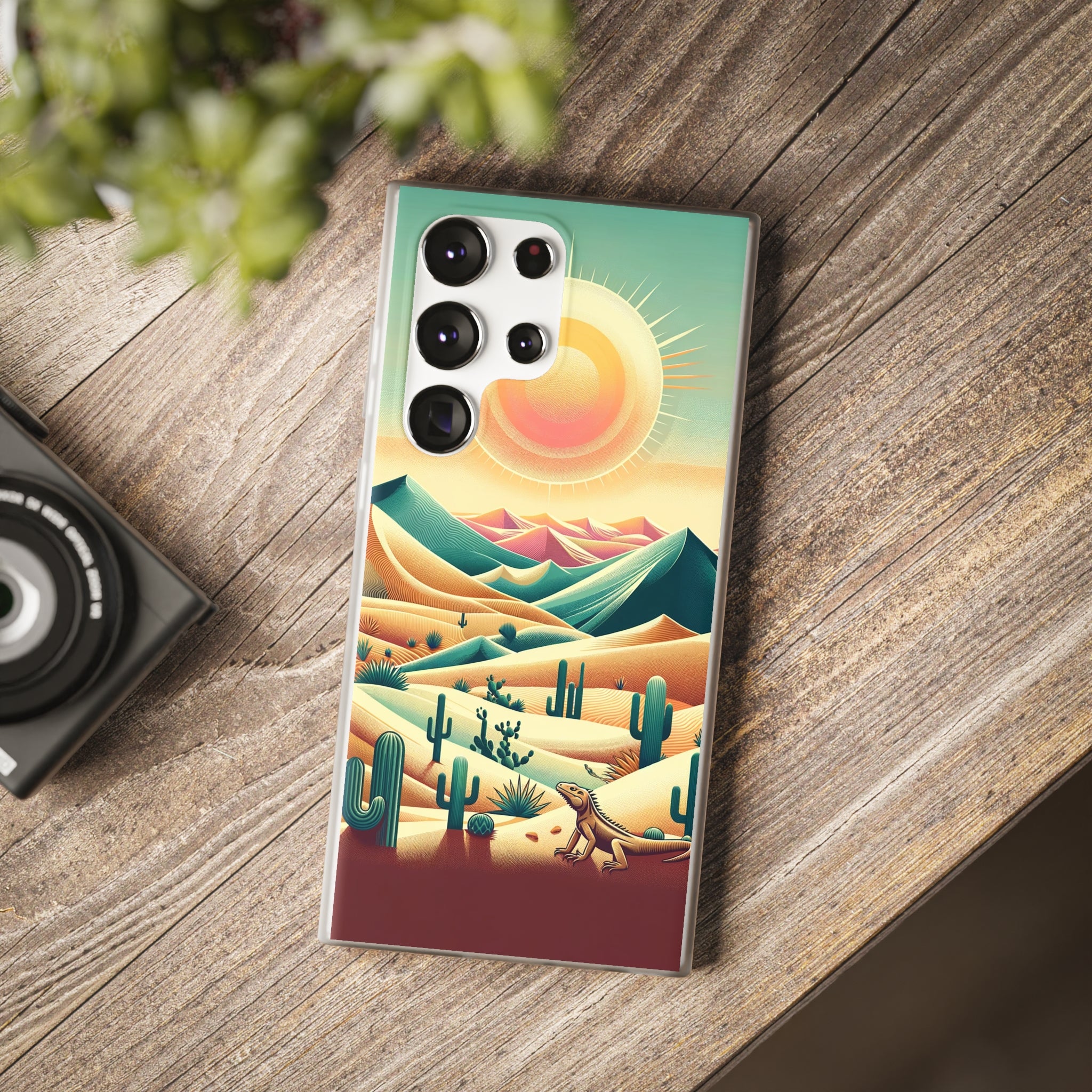 Iguana in the desert - Flexi Case (Samsung only)