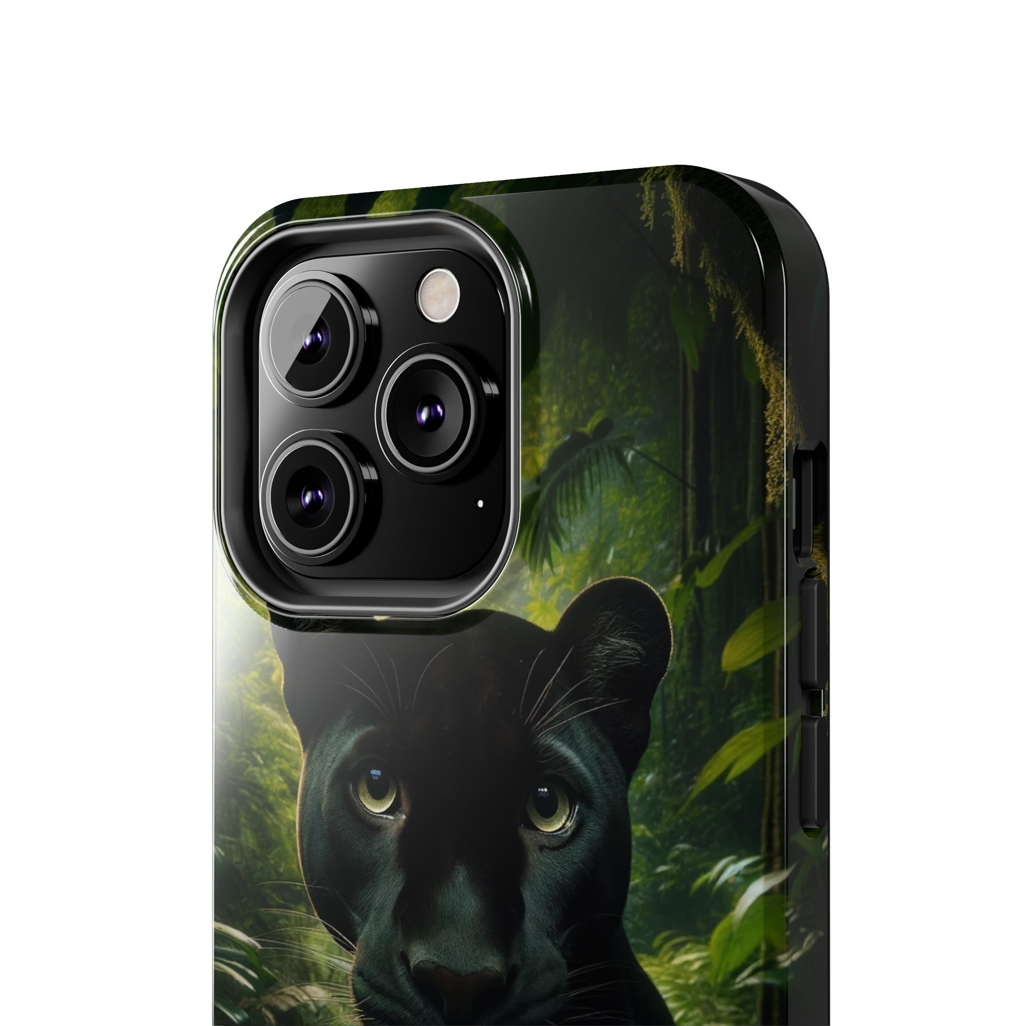 Curious black panther - Tough Phone Case