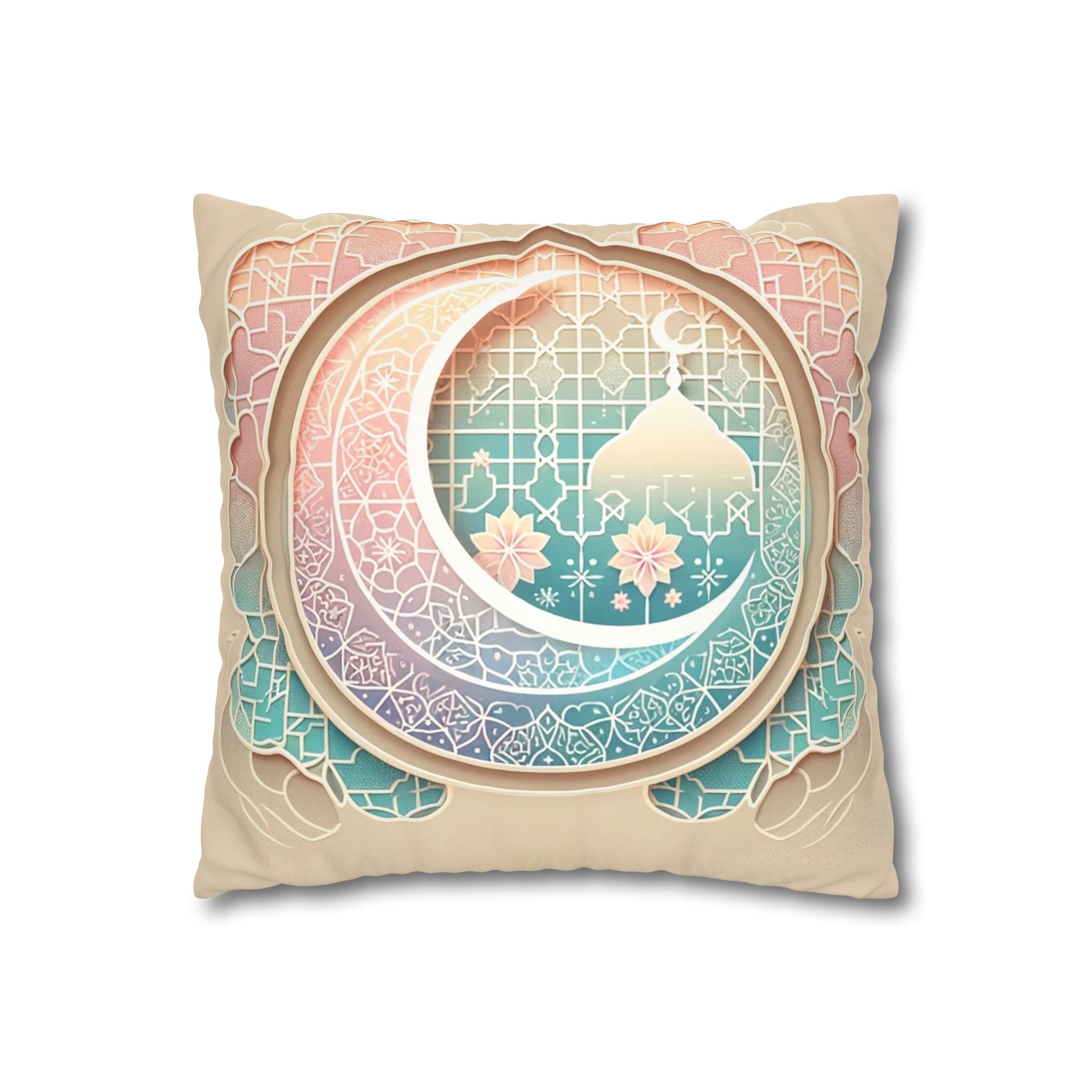 Islamic Art (3) - Suede Square Pillowcase