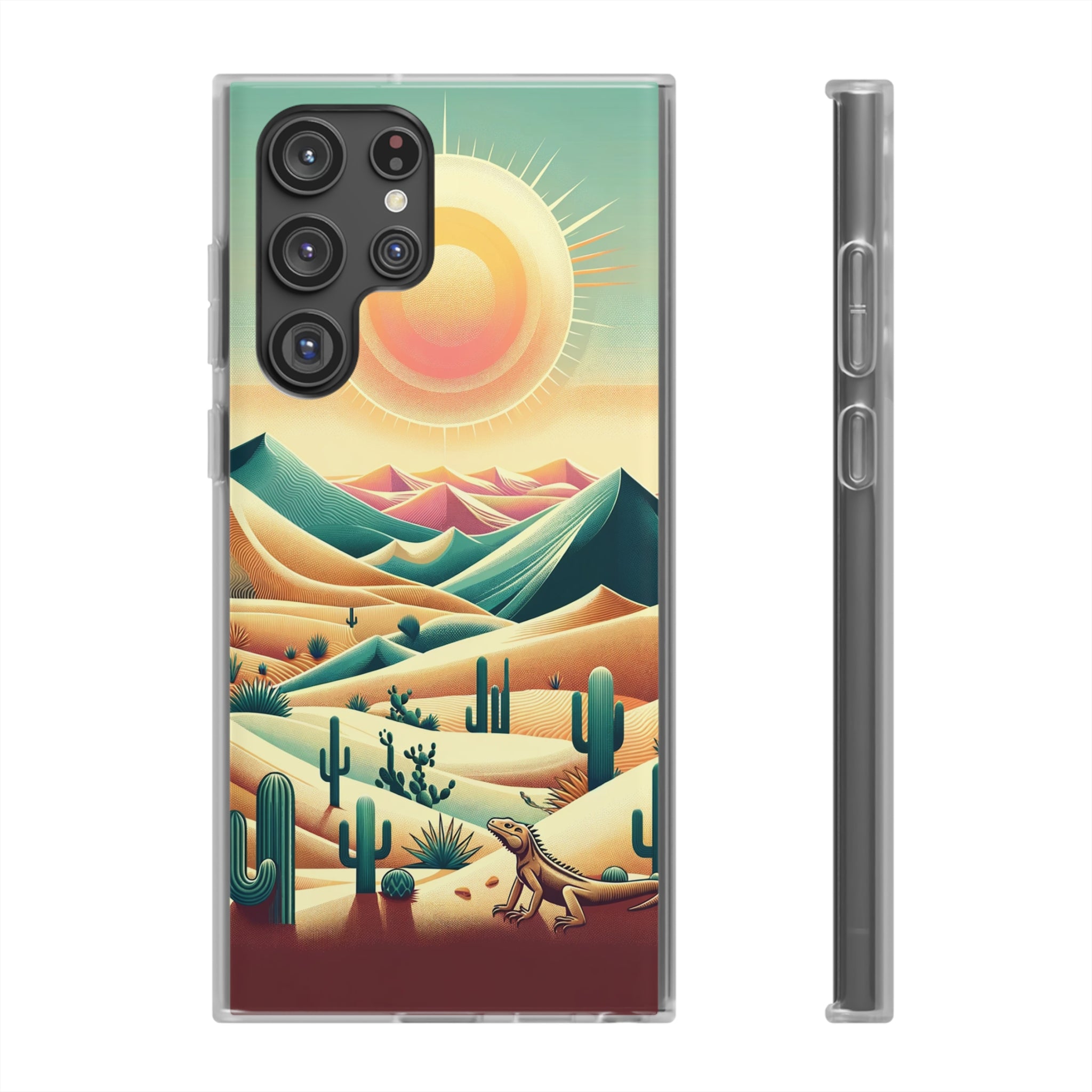 Iguana in the desert - Flexi Case (Samsung only)