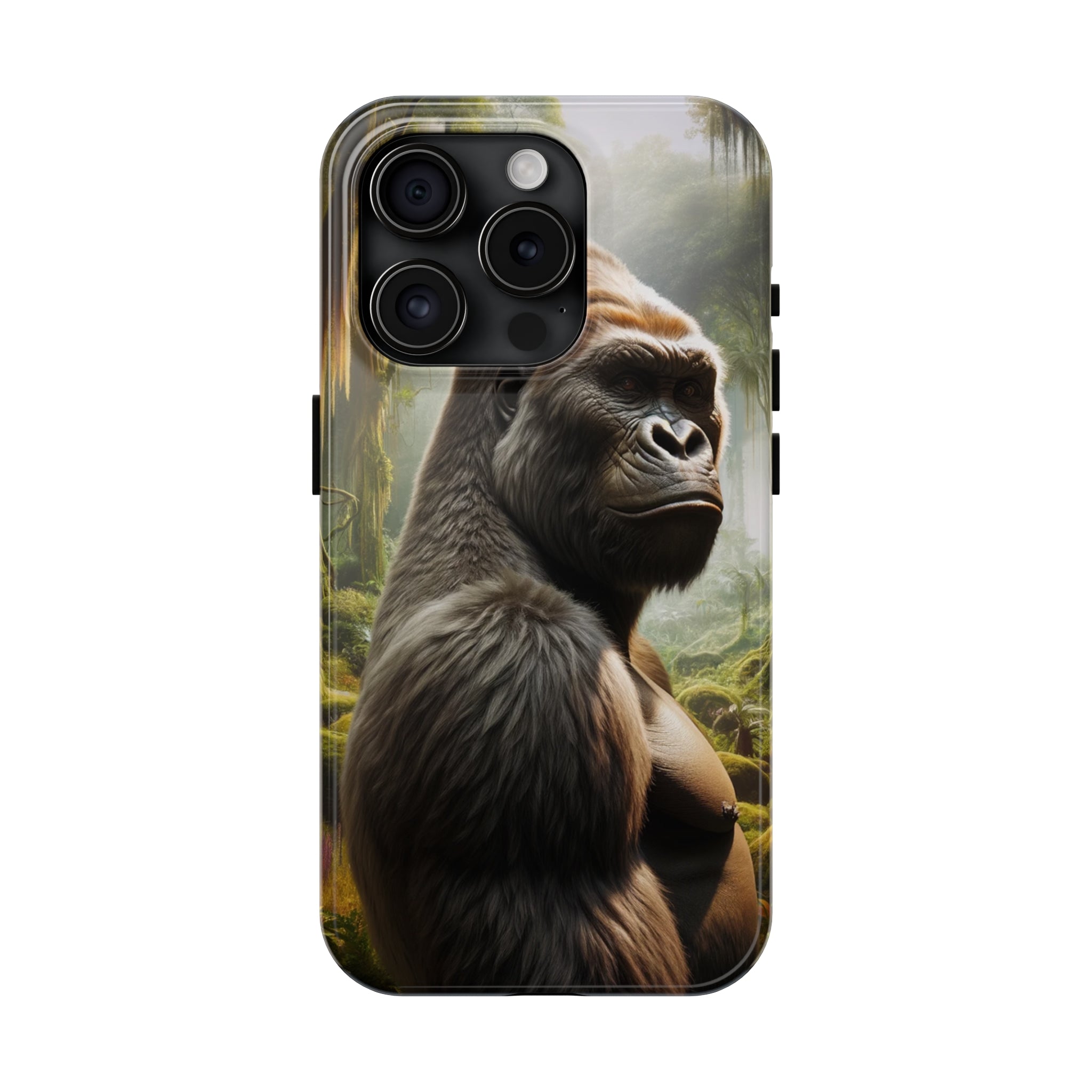 Curious gorilla - Tough Phone Case