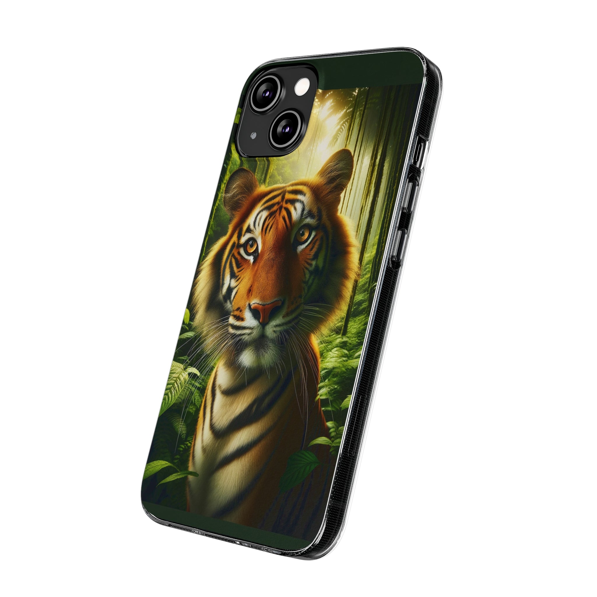 Curious Tiger - Soft Phone Cases