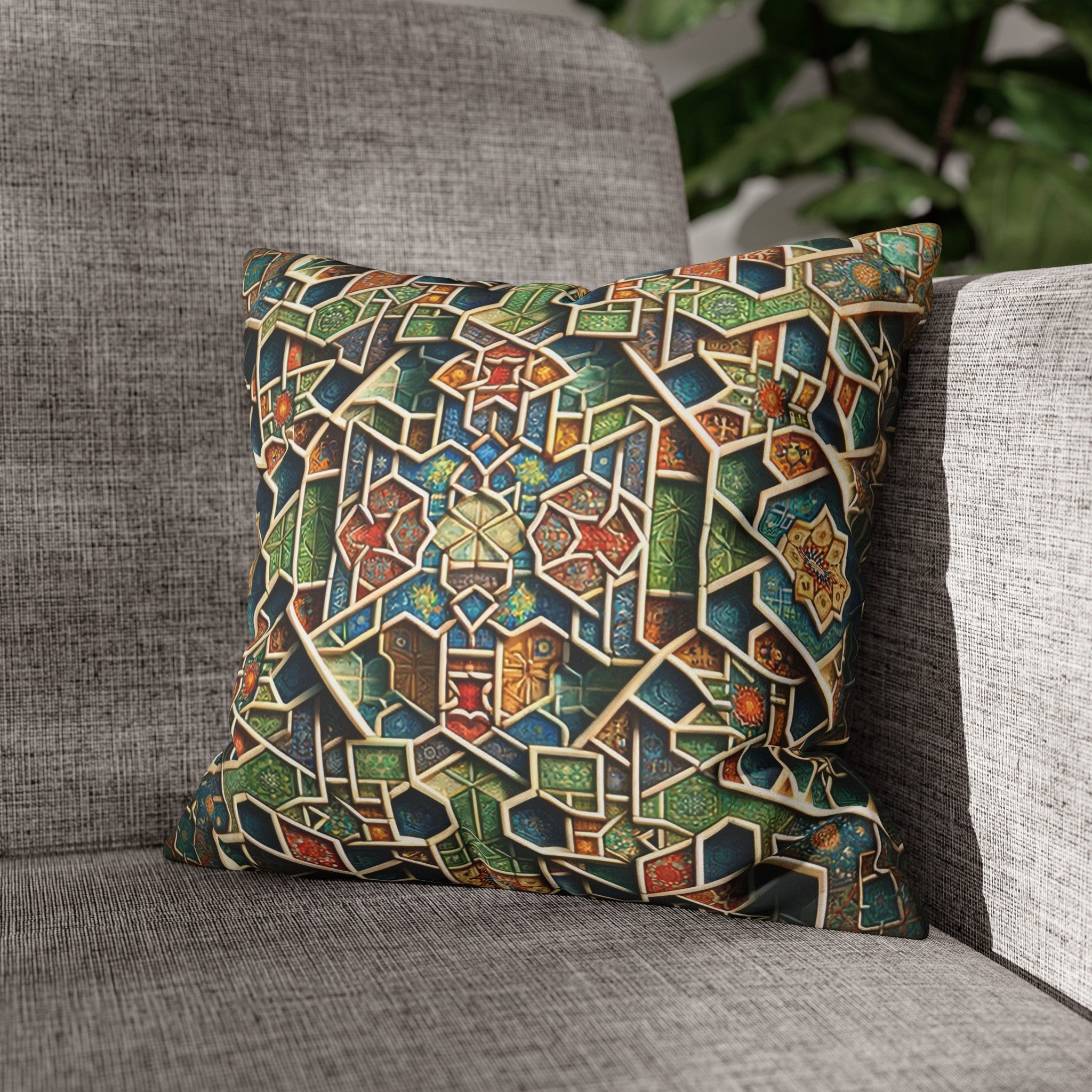 Persian Art (2) - Suede Square Pillowcase