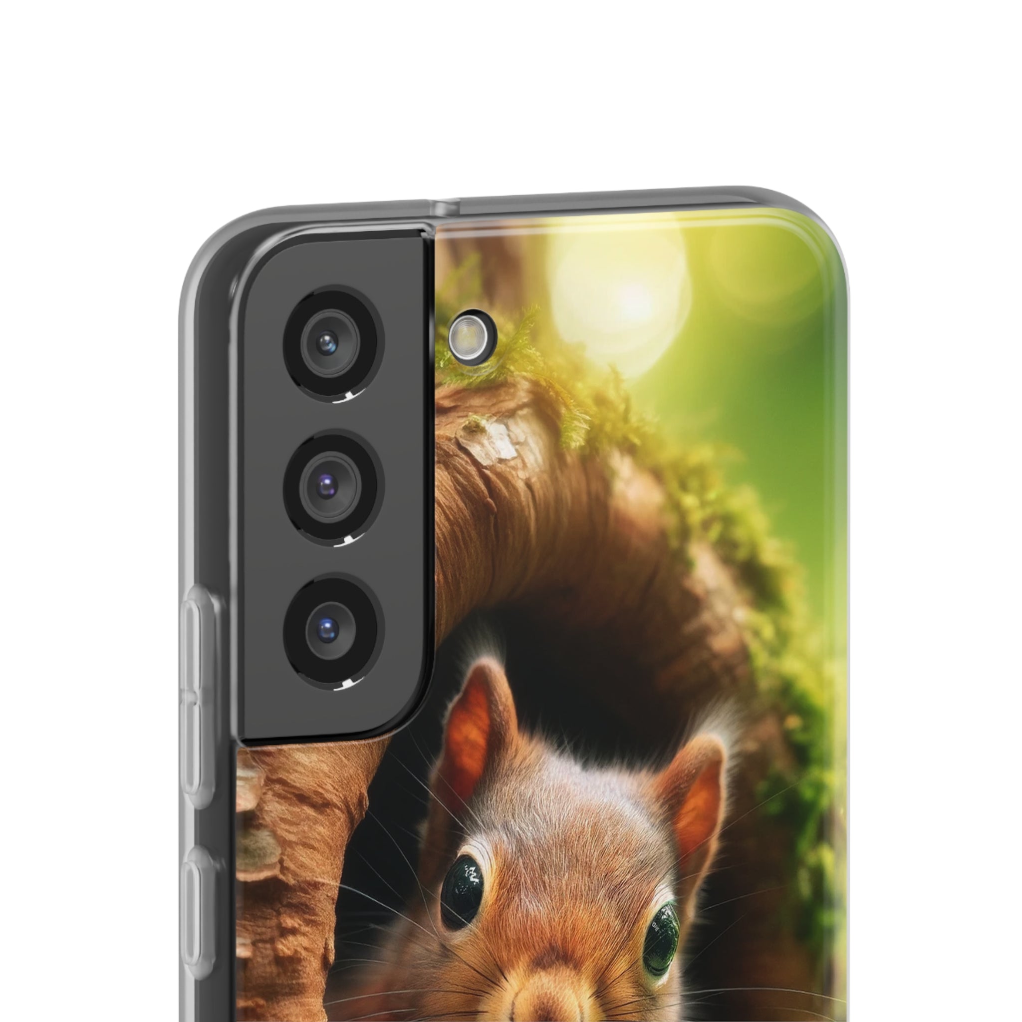 Squirrel in a treehole - Flexi Case (Samsung only)