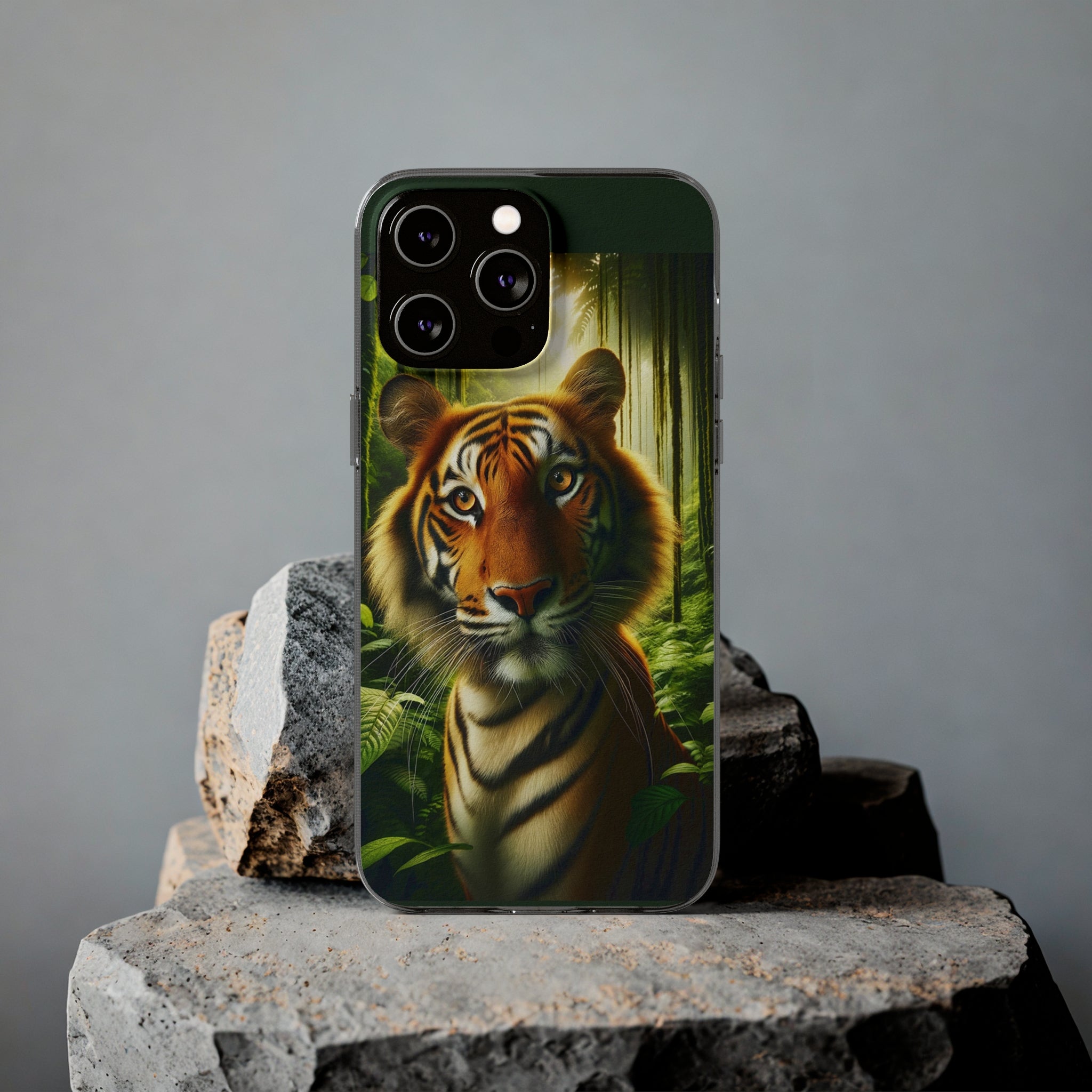 Curious Tiger - Soft Phone Cases