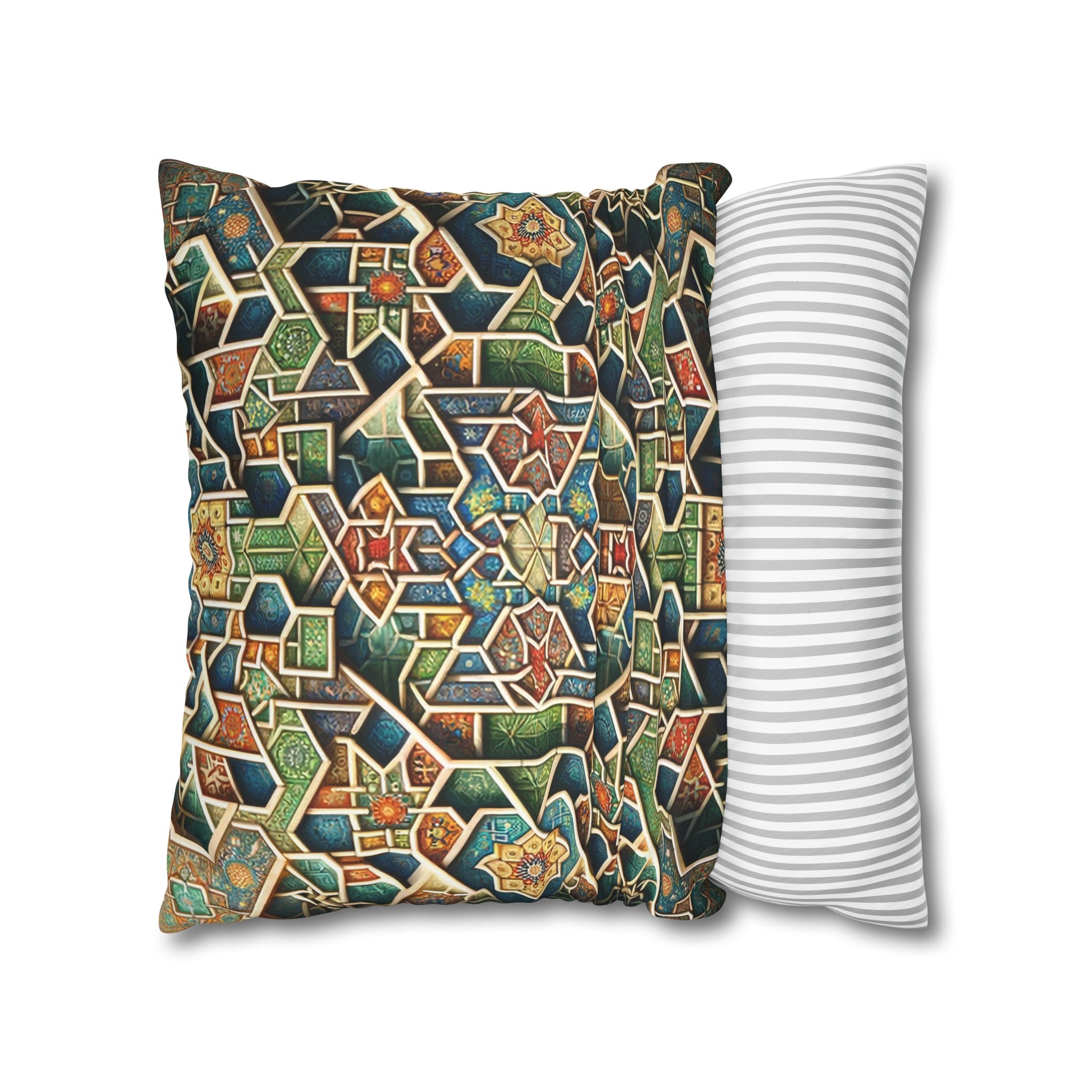 Persian Art (2) - Suede Square Pillowcase