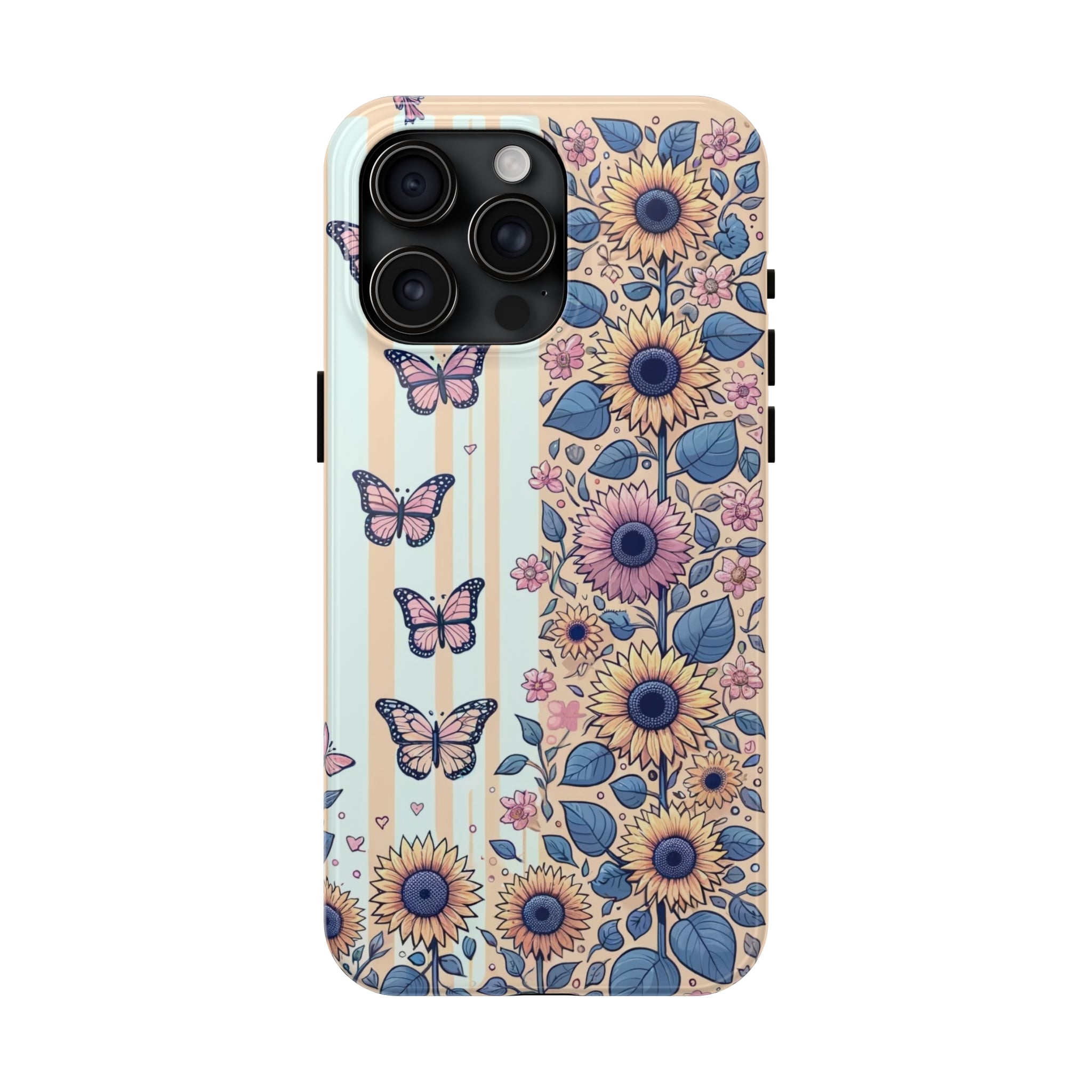 Butterflies and Sunflowers - Tough Phone Case