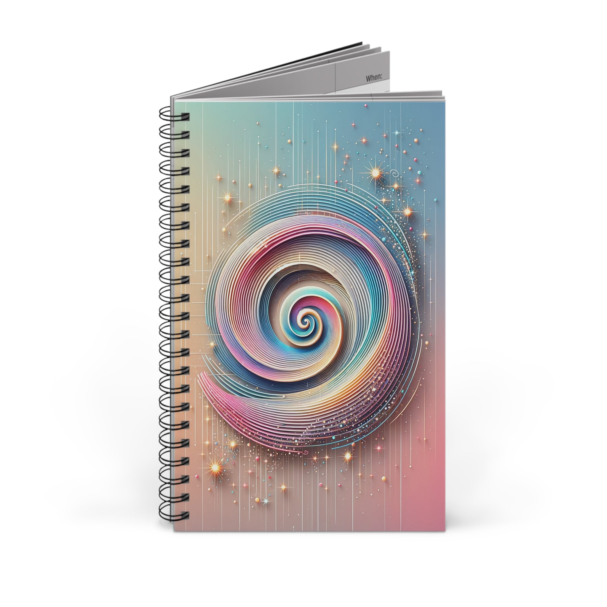 Blue and pink spiral - Spiral Journal (EU)