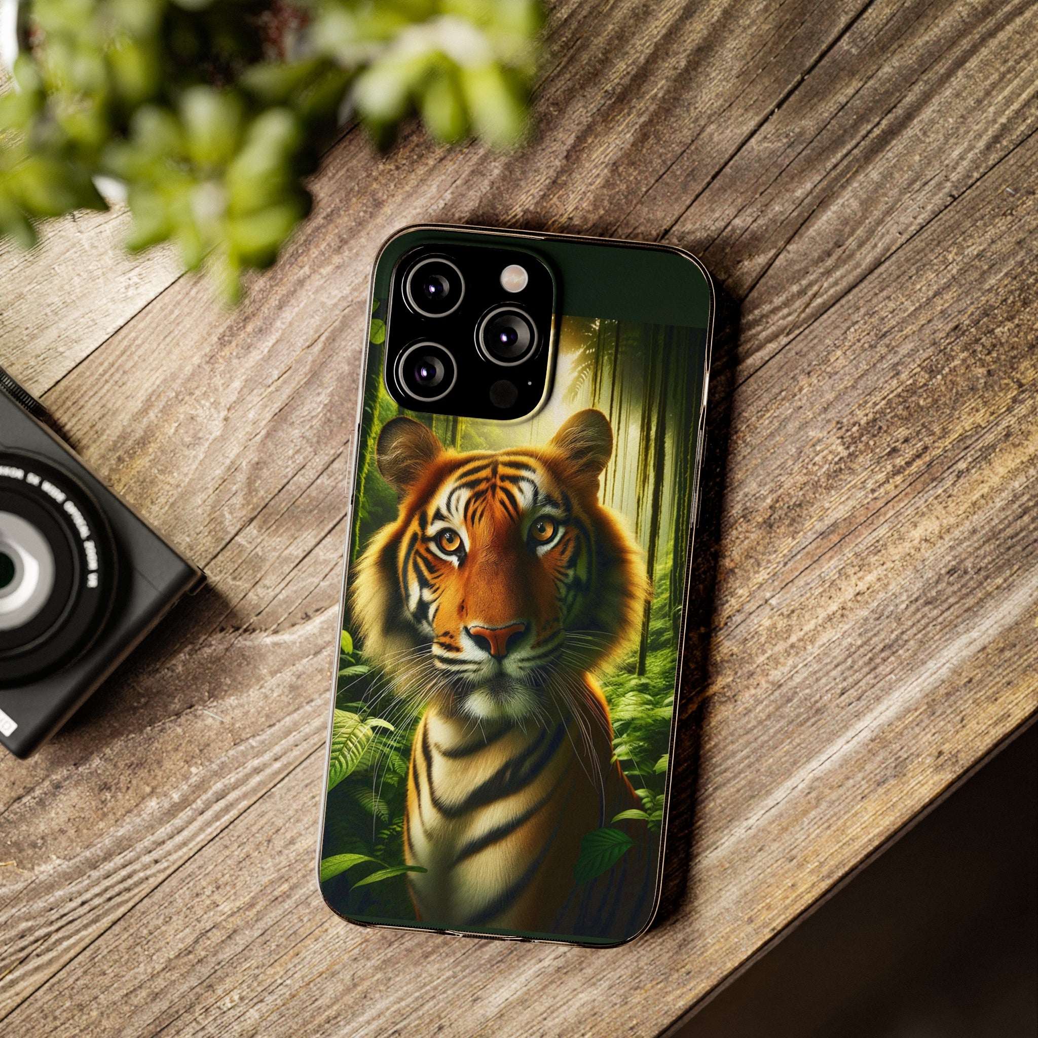 Curious Tiger - Soft Phone Cases