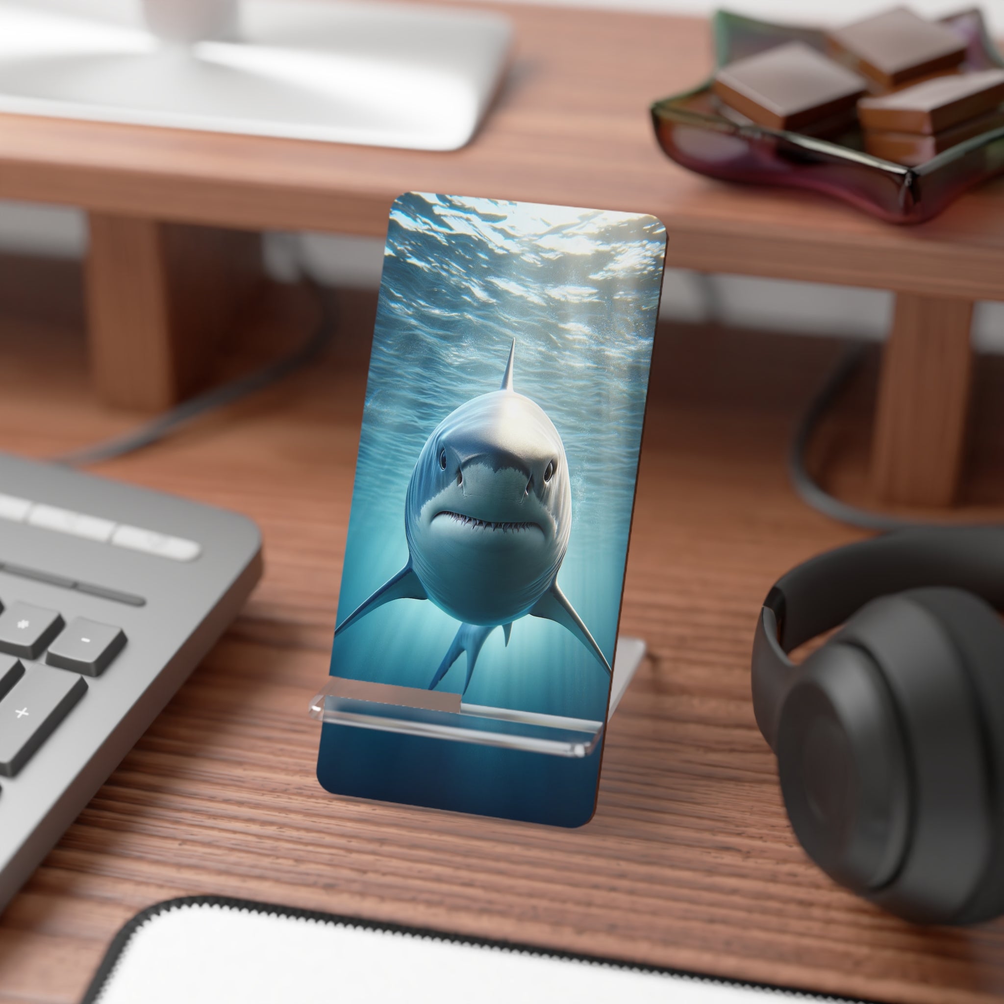 Curious shark - Smartphone Stand