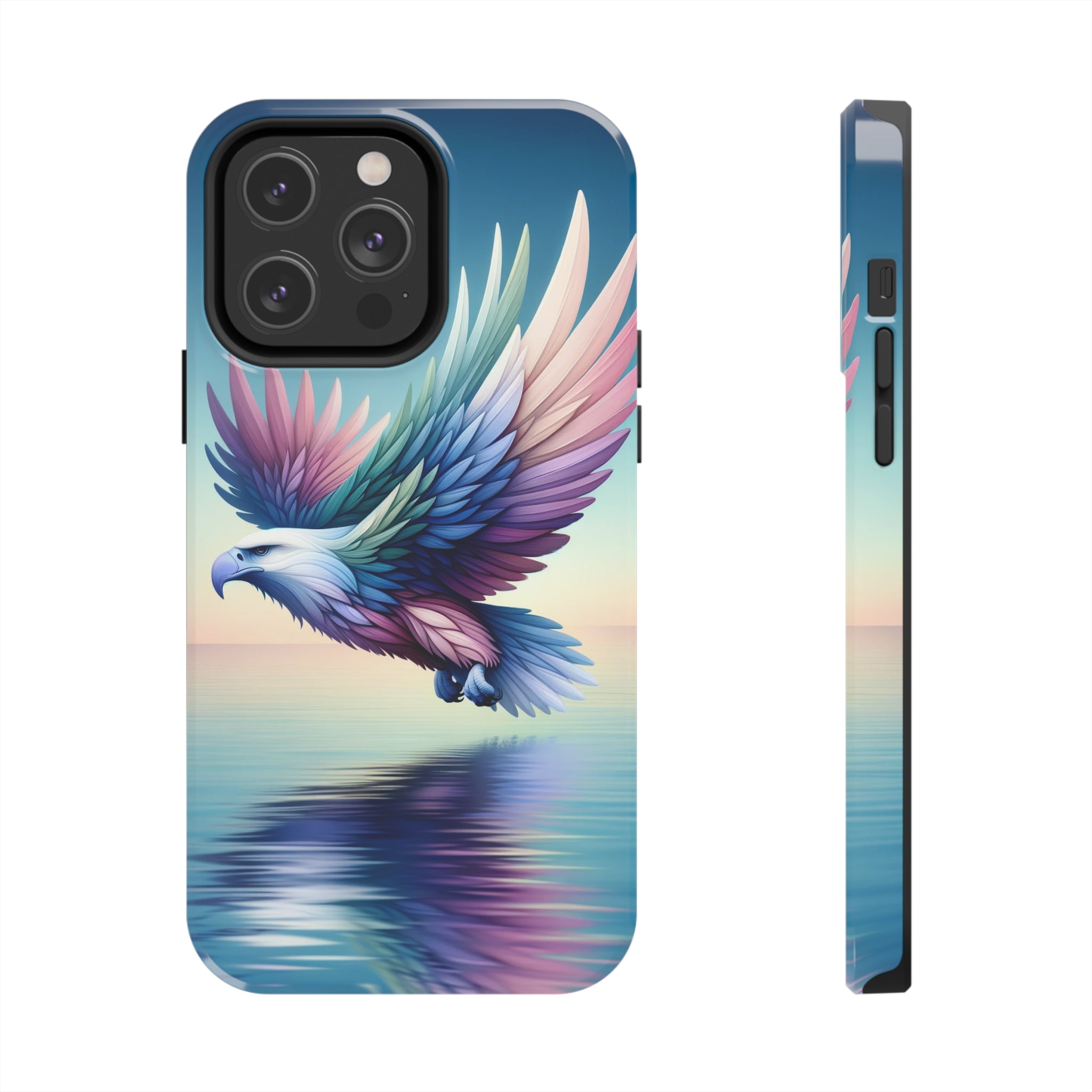 Eagle with colourful feathers - Tough Phone Case