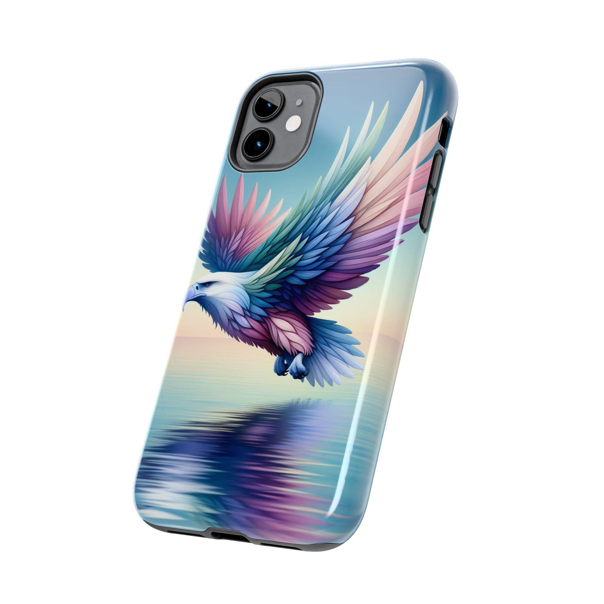 Eagle with colourful feathers - Tough Phone Case