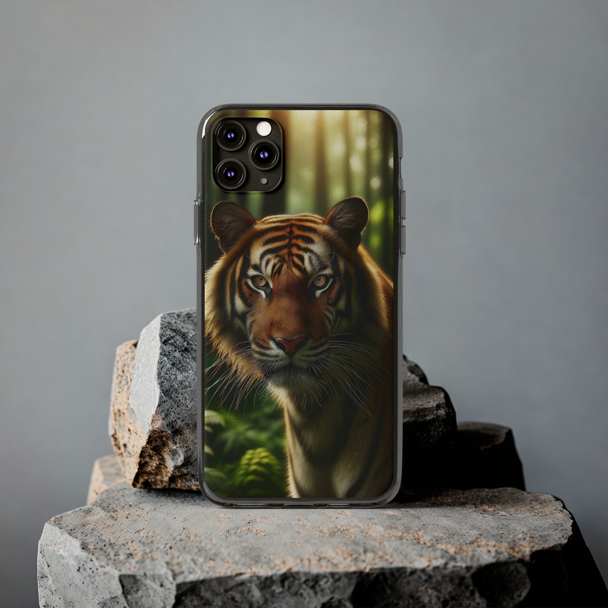 Curious Tiger - Soft Phone Case