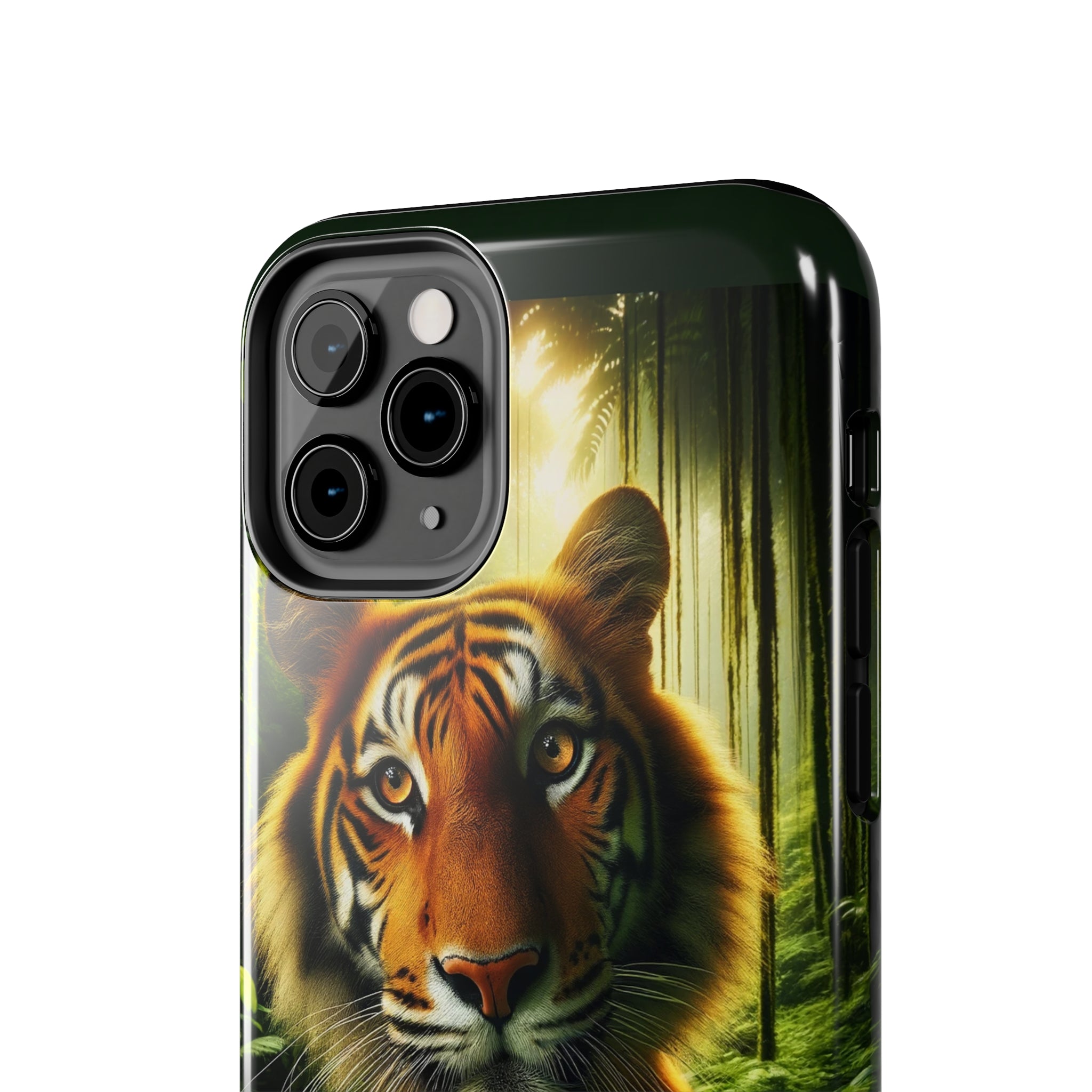 Curious Tiger - Tough Phone Case