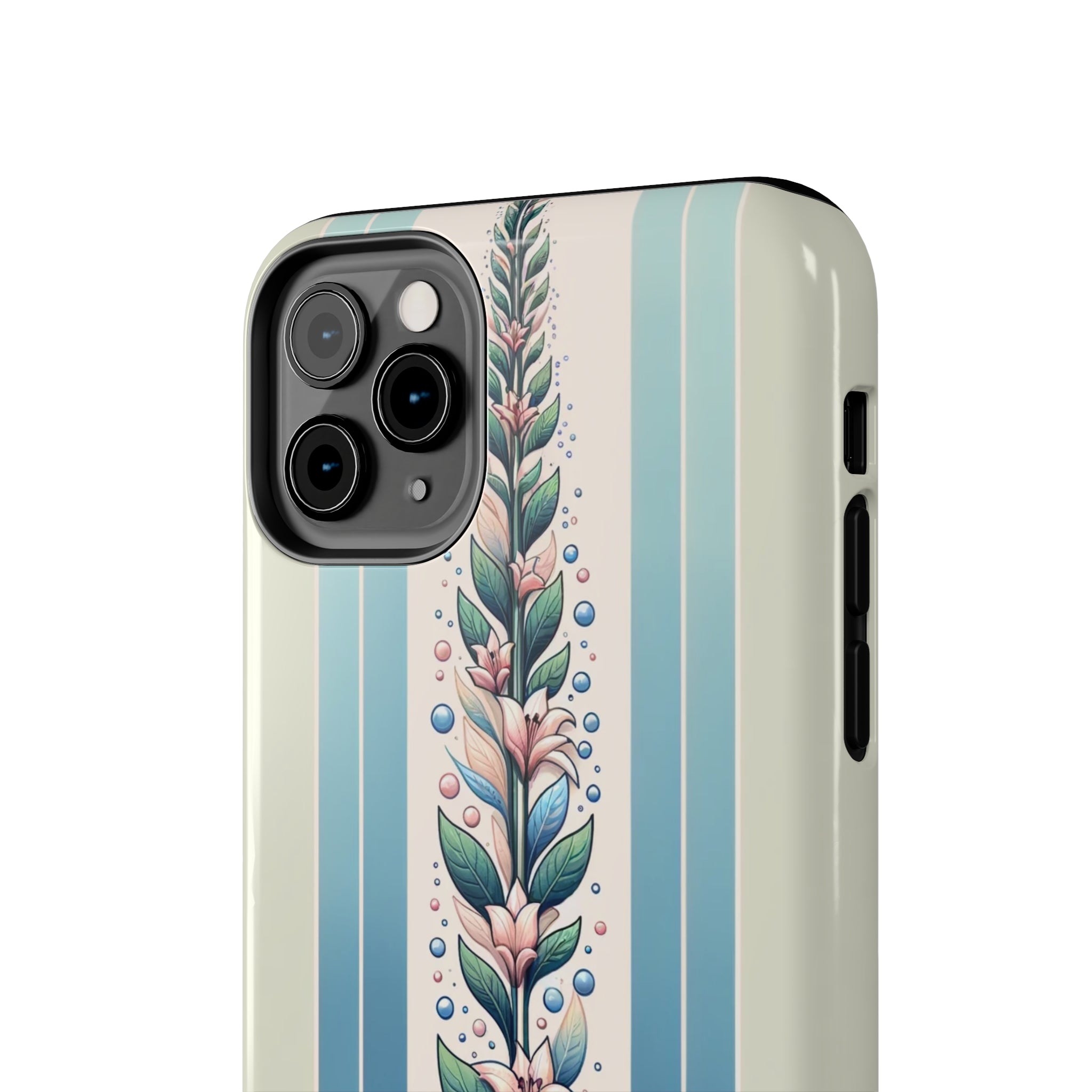 Lilies and leaves - Tough Phone Case