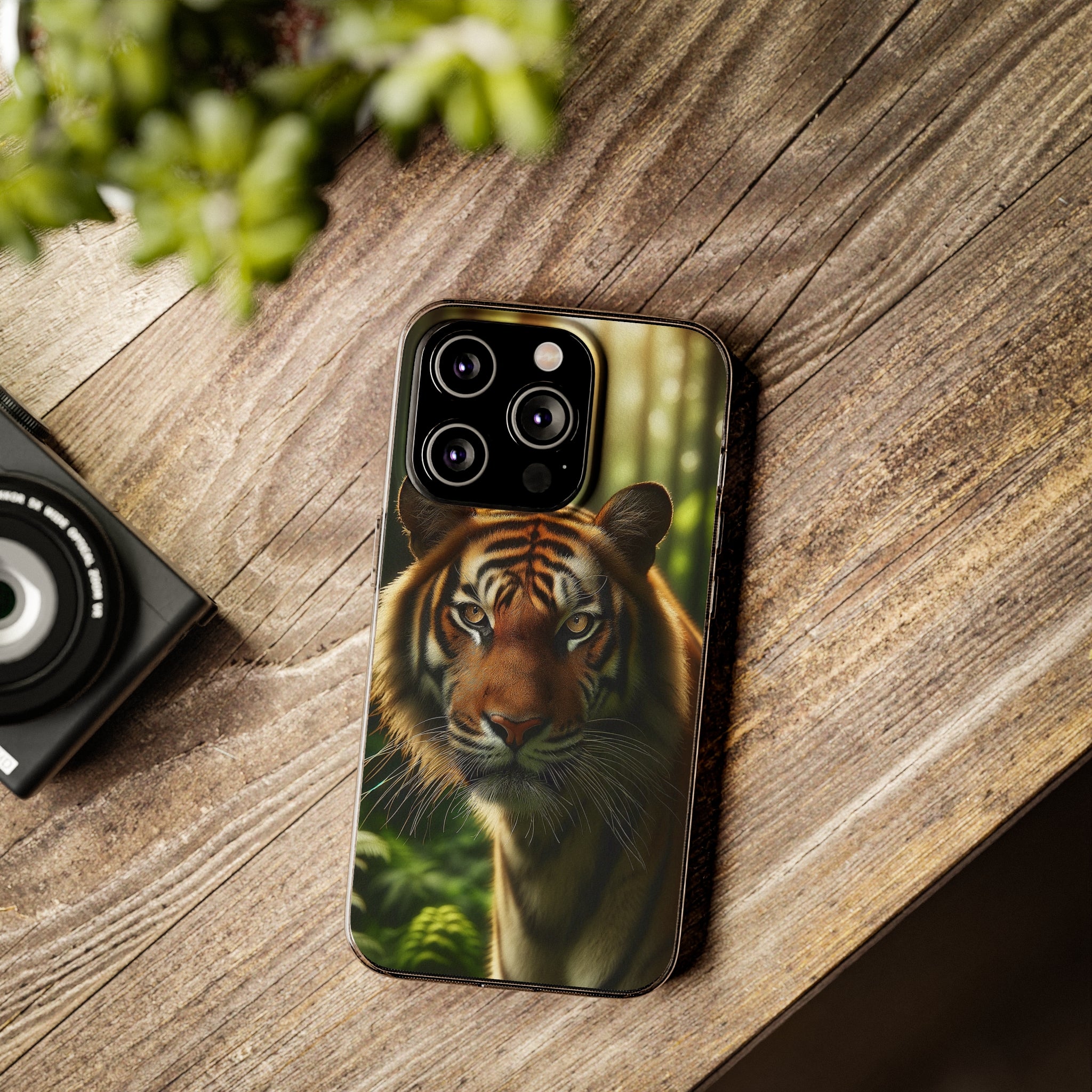 Curious Tiger - Soft Phone Case