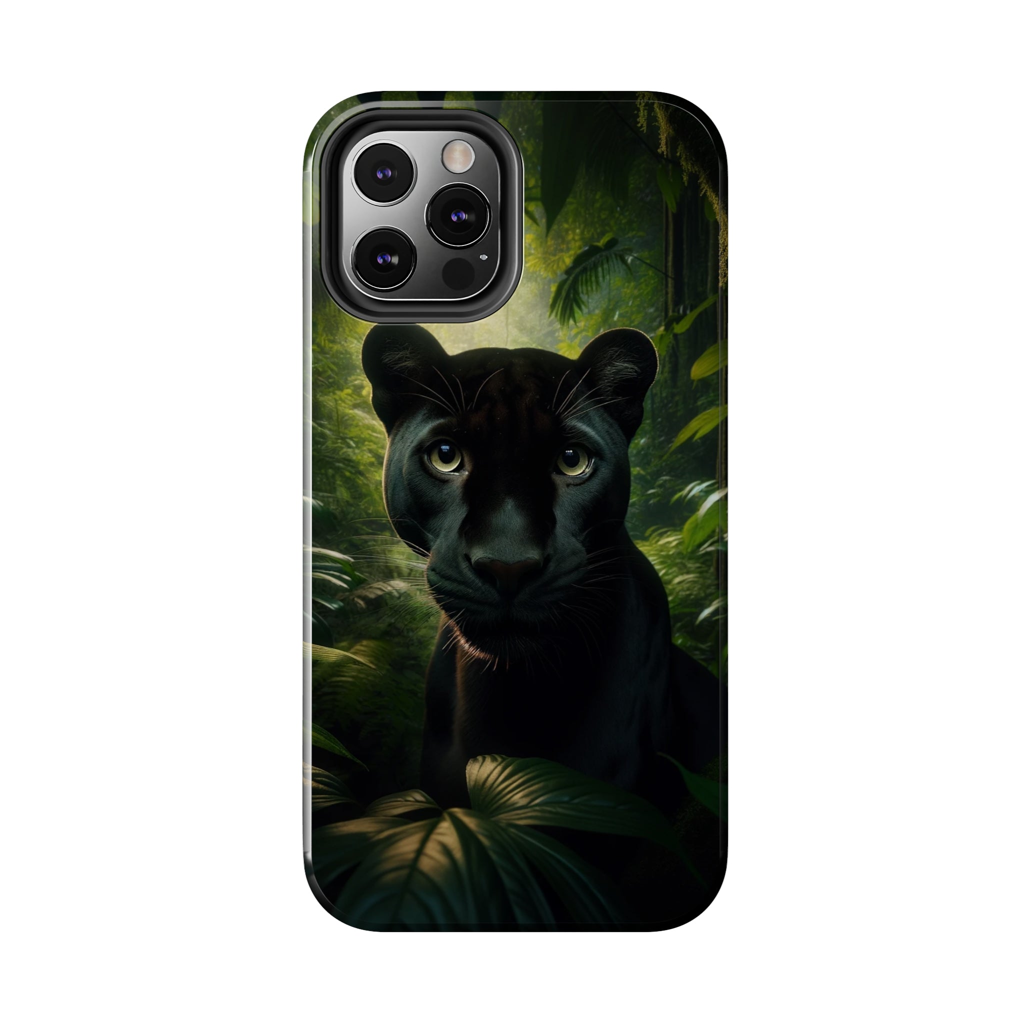 Curious black panther - Tough Phone Case