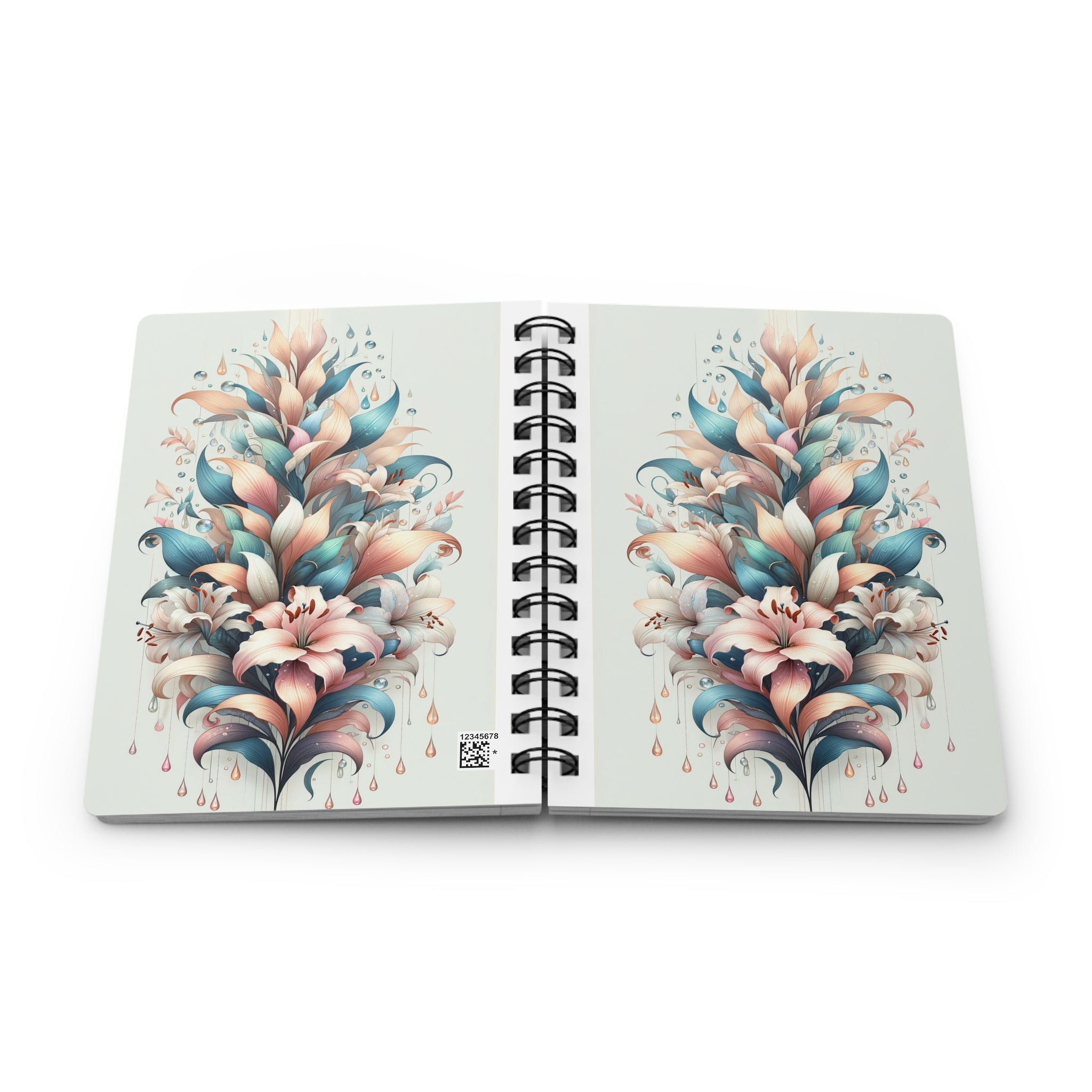 Bouquet of lilies - Spiral Notebook