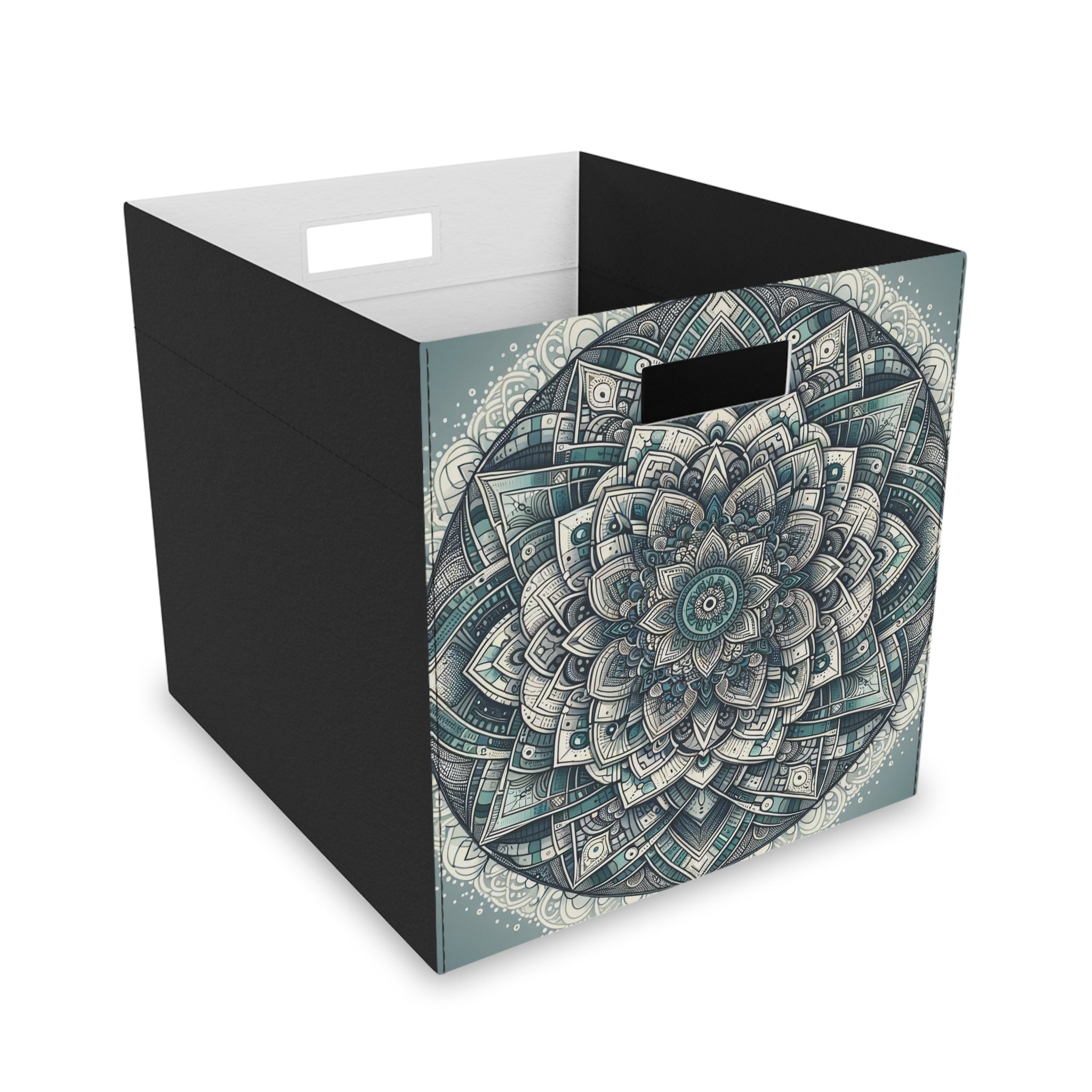 Grey-white Mandala - Storage Box