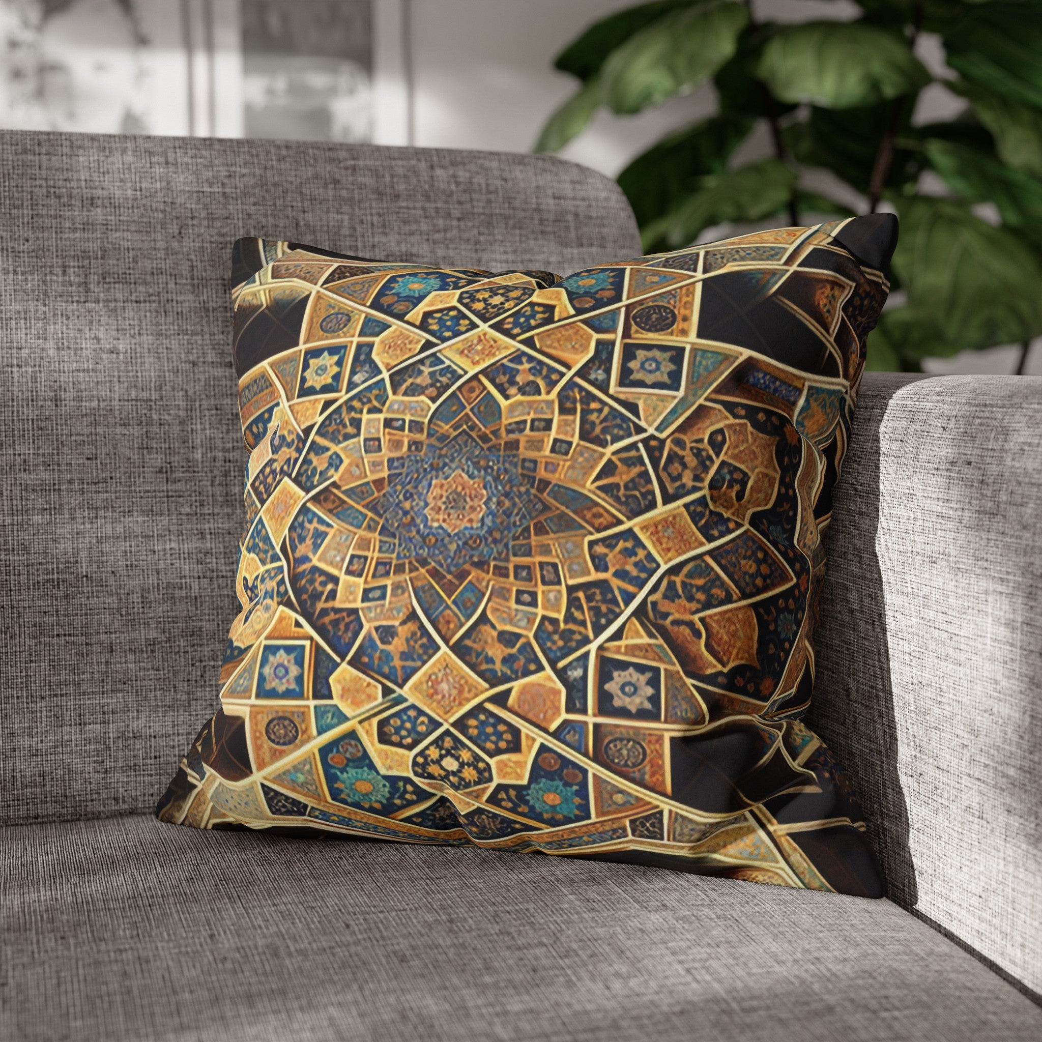 Persian Art (3) - Suede Square Pillowcase