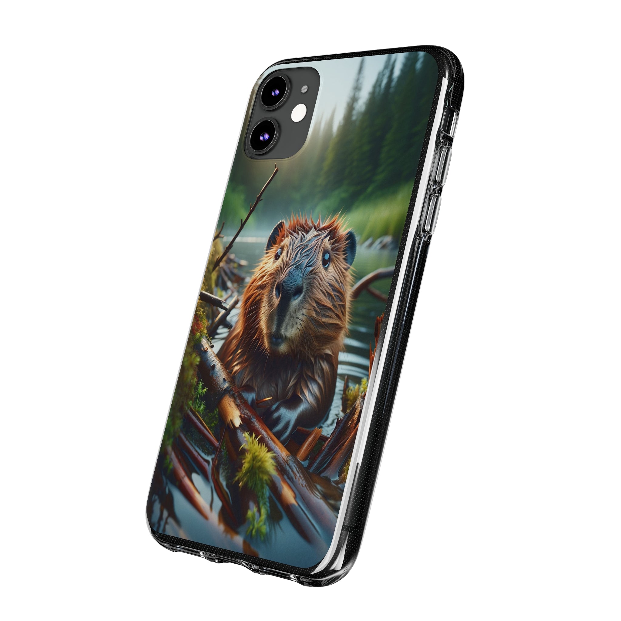 Curious Beaver - Soft Phone Case