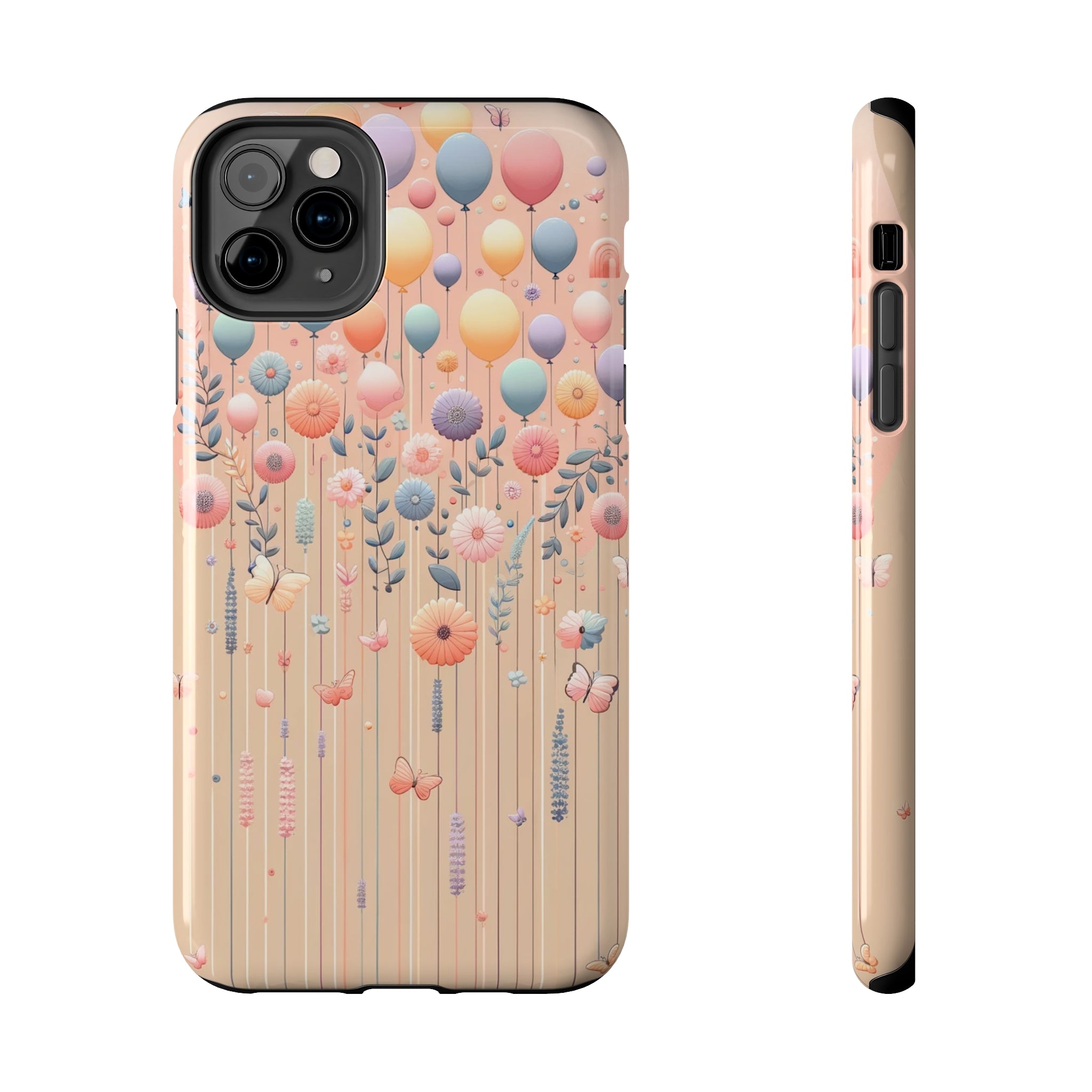 Balloons and flowers - Tough Phone Case