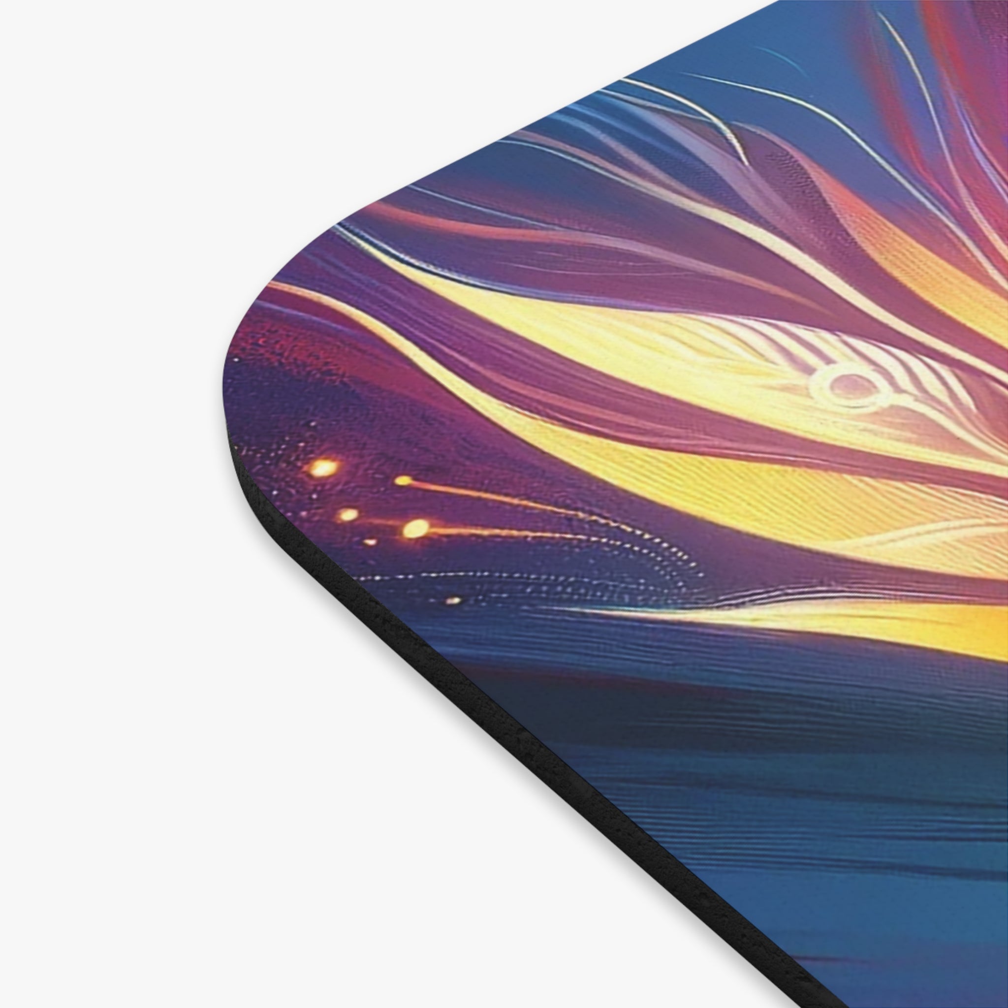 Bird with colourful feathers - Mouse Pad (Rectangle)