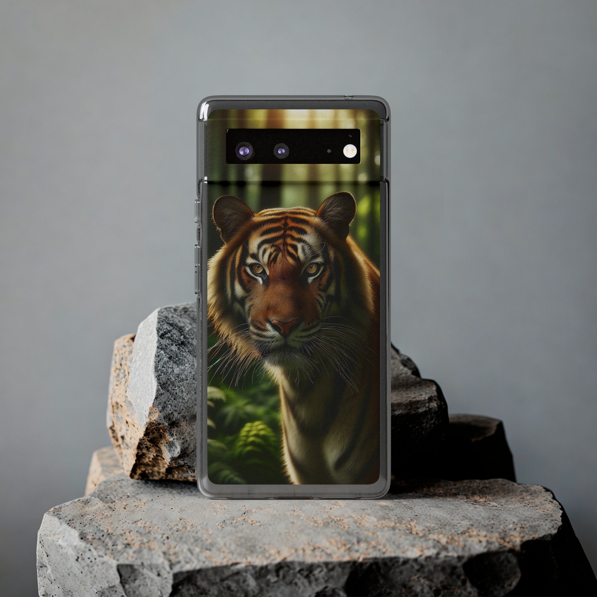 Curious Tiger - Soft Phone Case