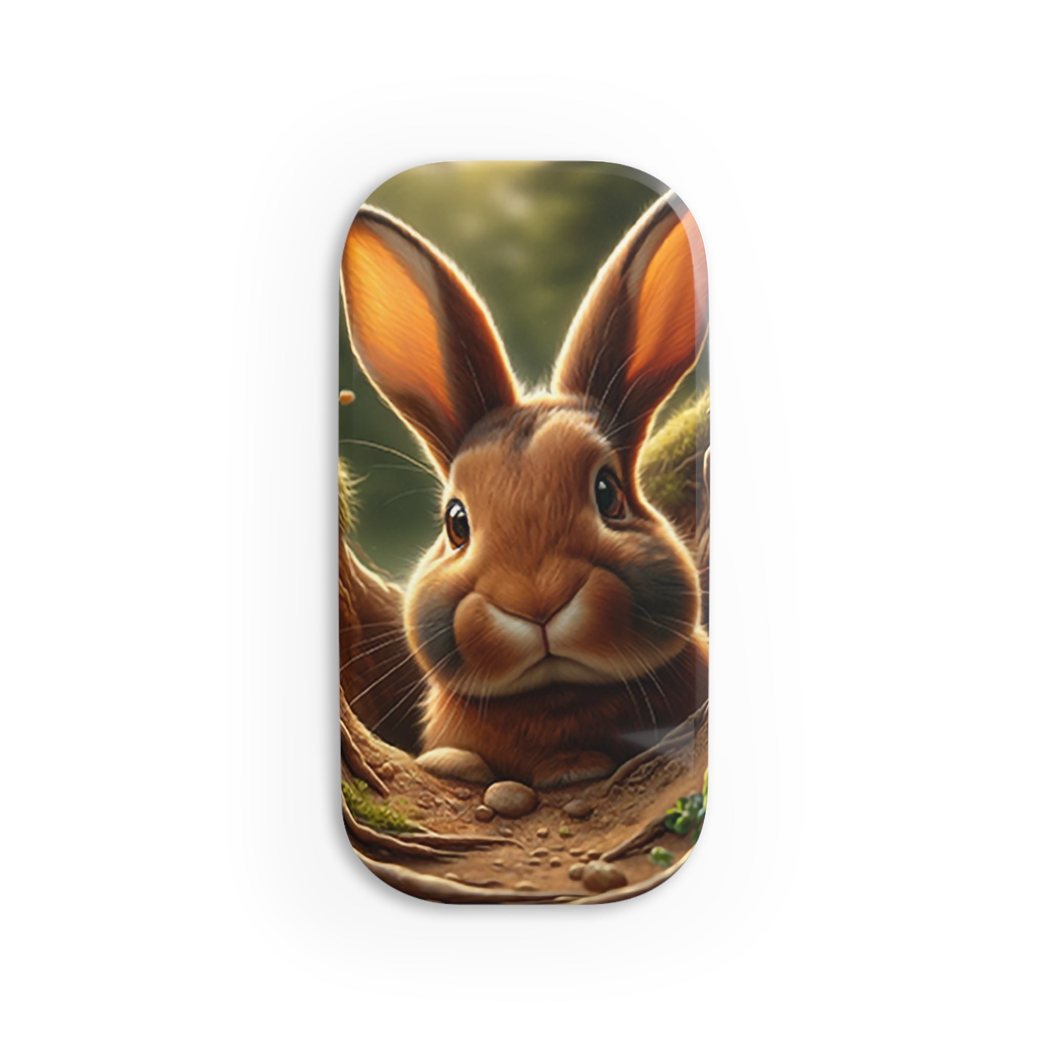 Brown Rabbit - Phone Click-On Grip