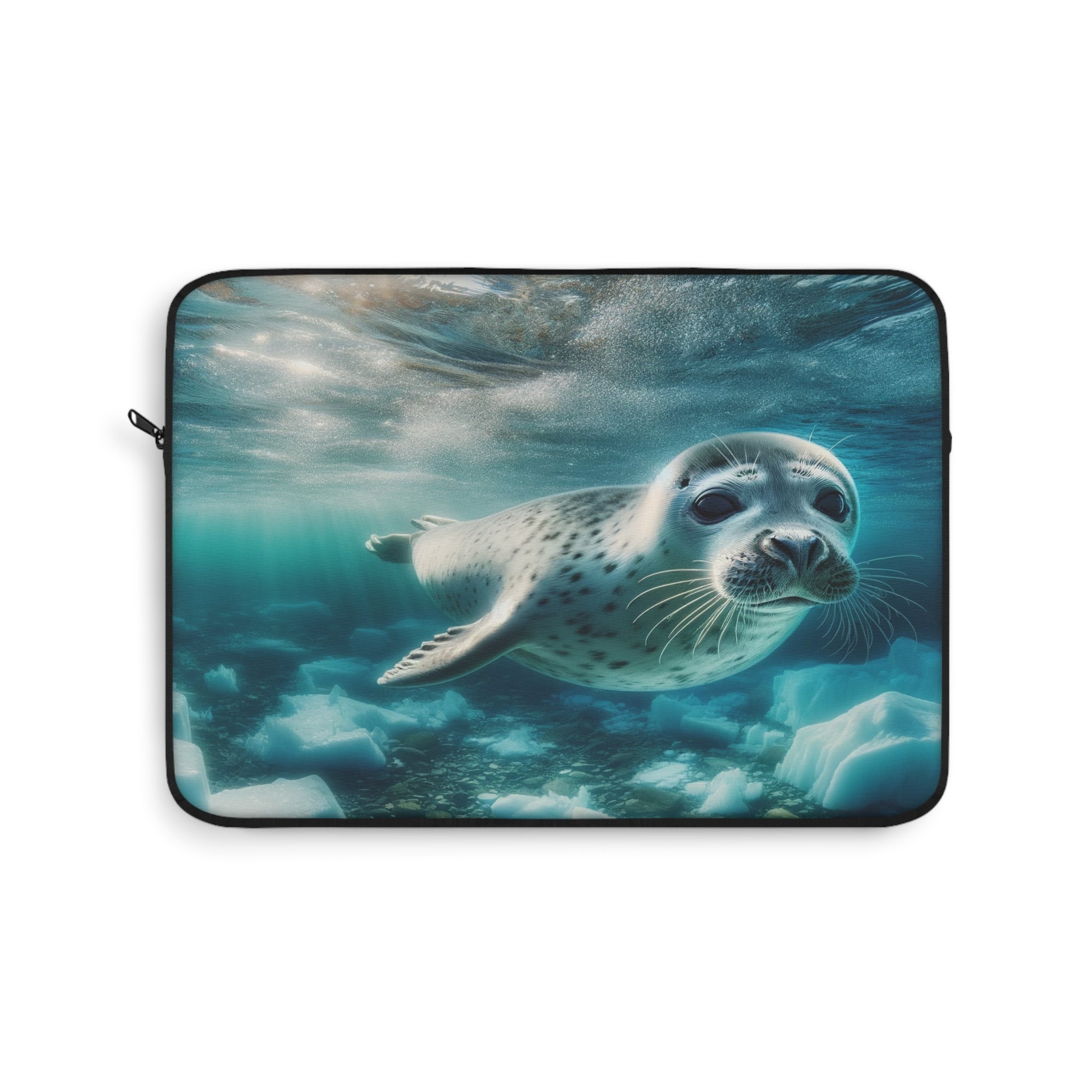 A curious seal - Laptop Sleeve