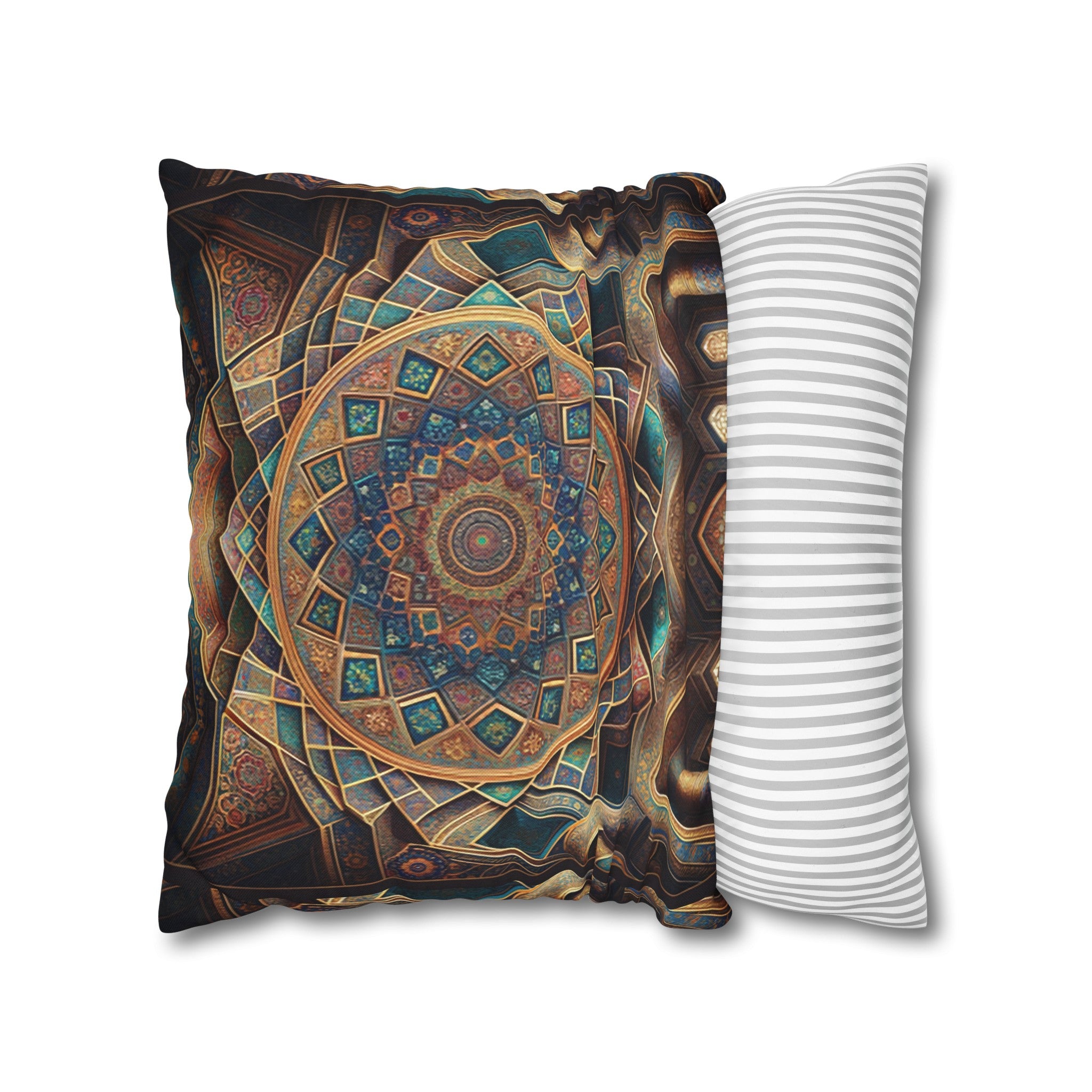 Persian Art 5 - Polyester Square Pillowcase