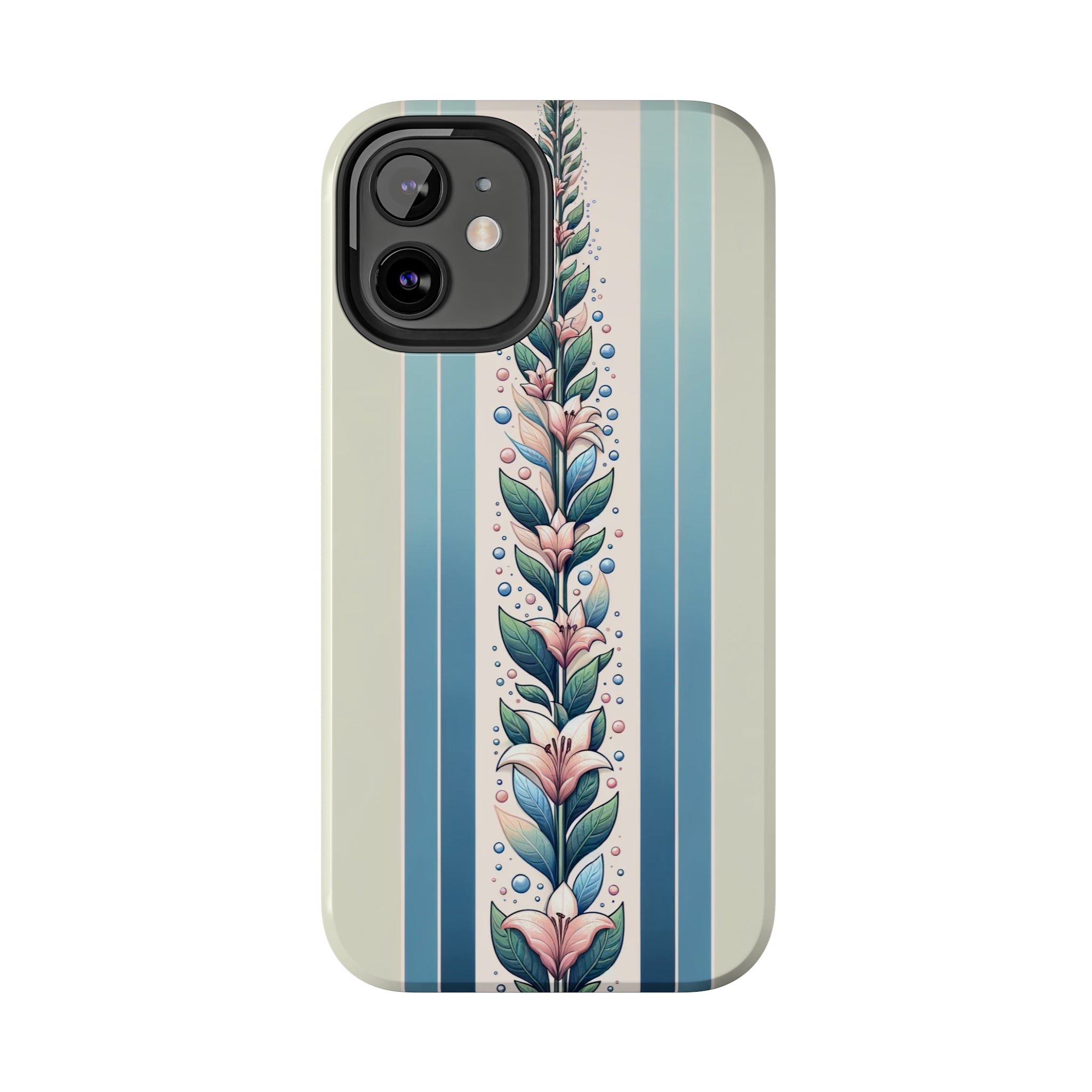 Lilies and leaves - Tough Phone Case