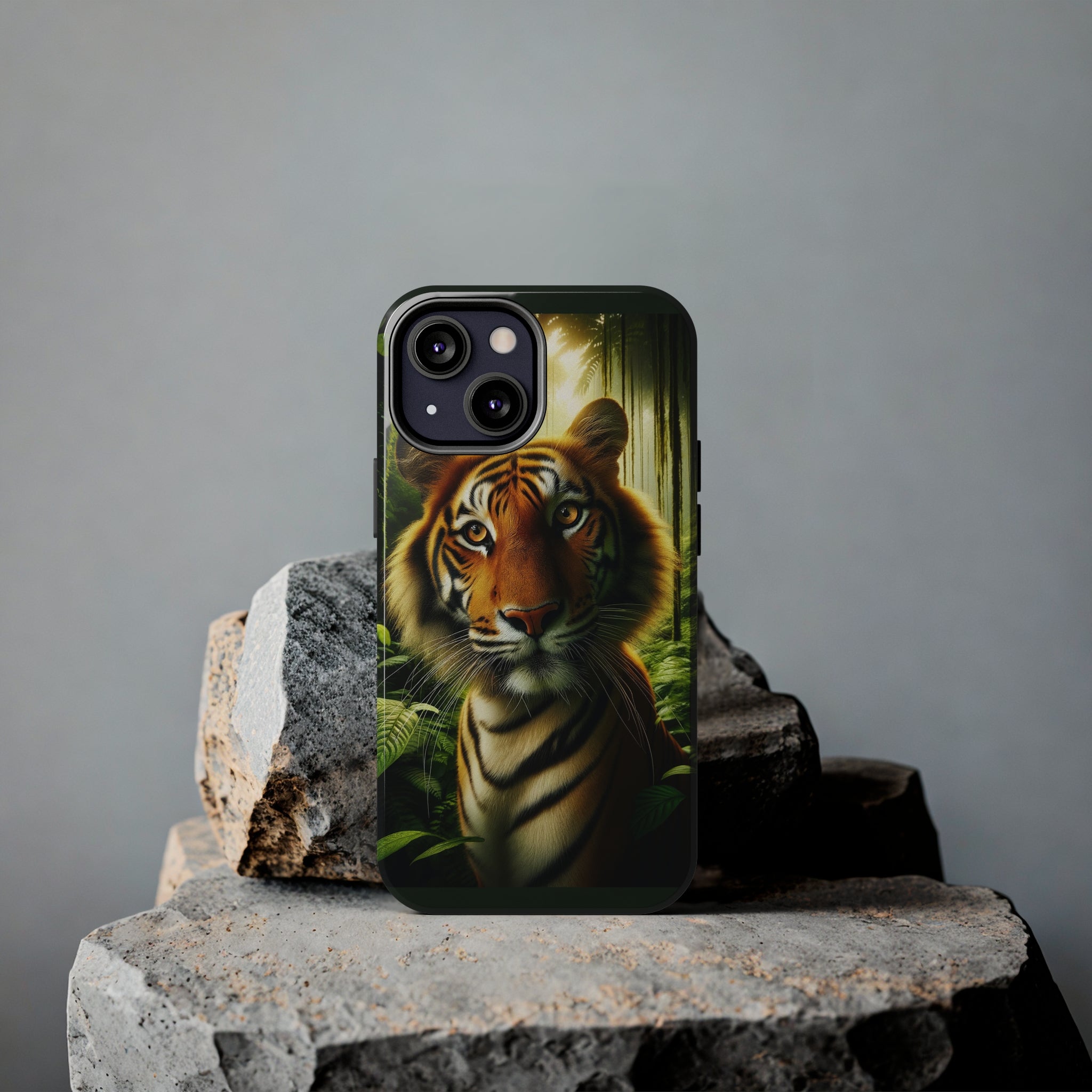 Curious Tiger - Tough Phone Case