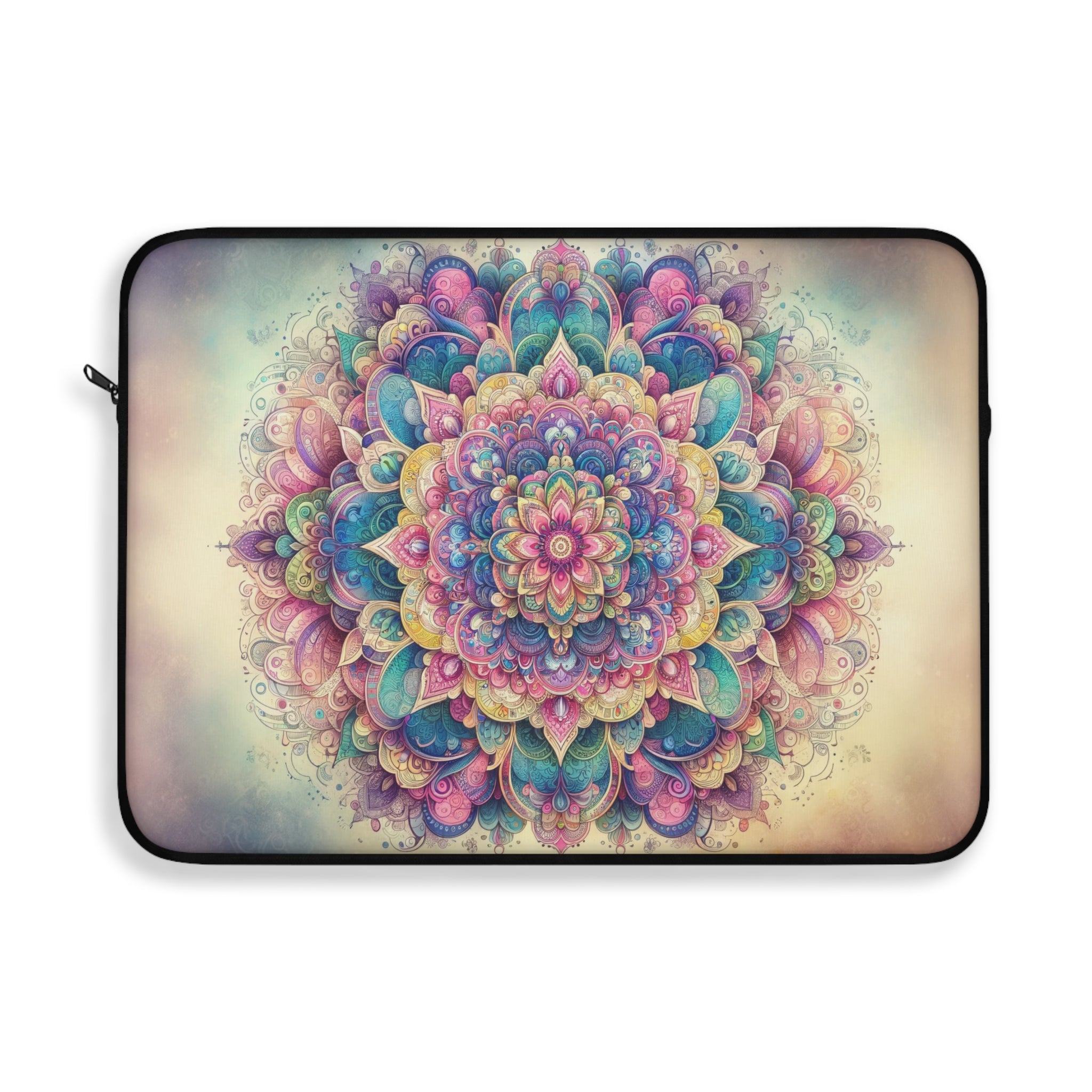 Pastel coloured Mandala - Laptop Sleeve