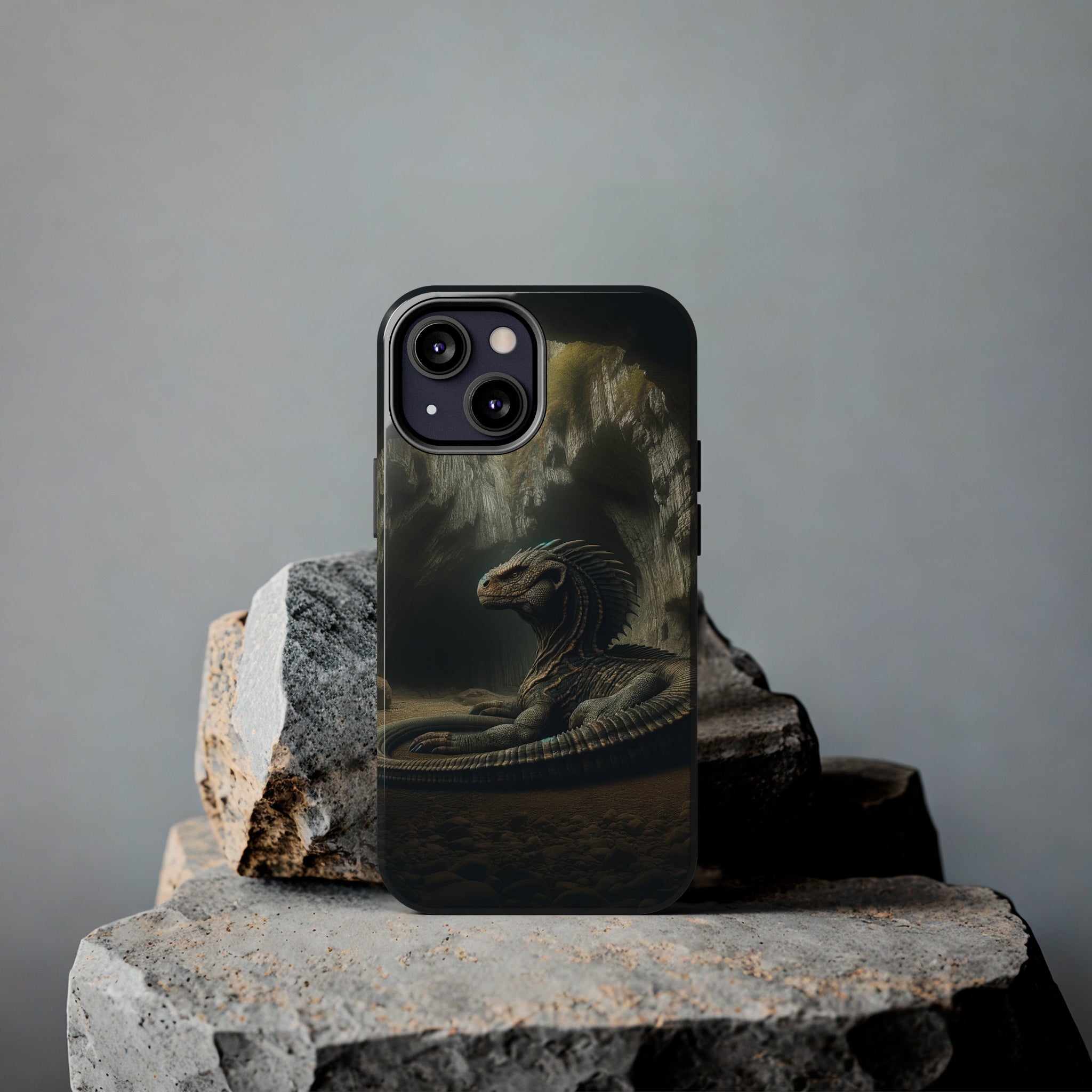 Basilisk in a cave - Tough Phone Case