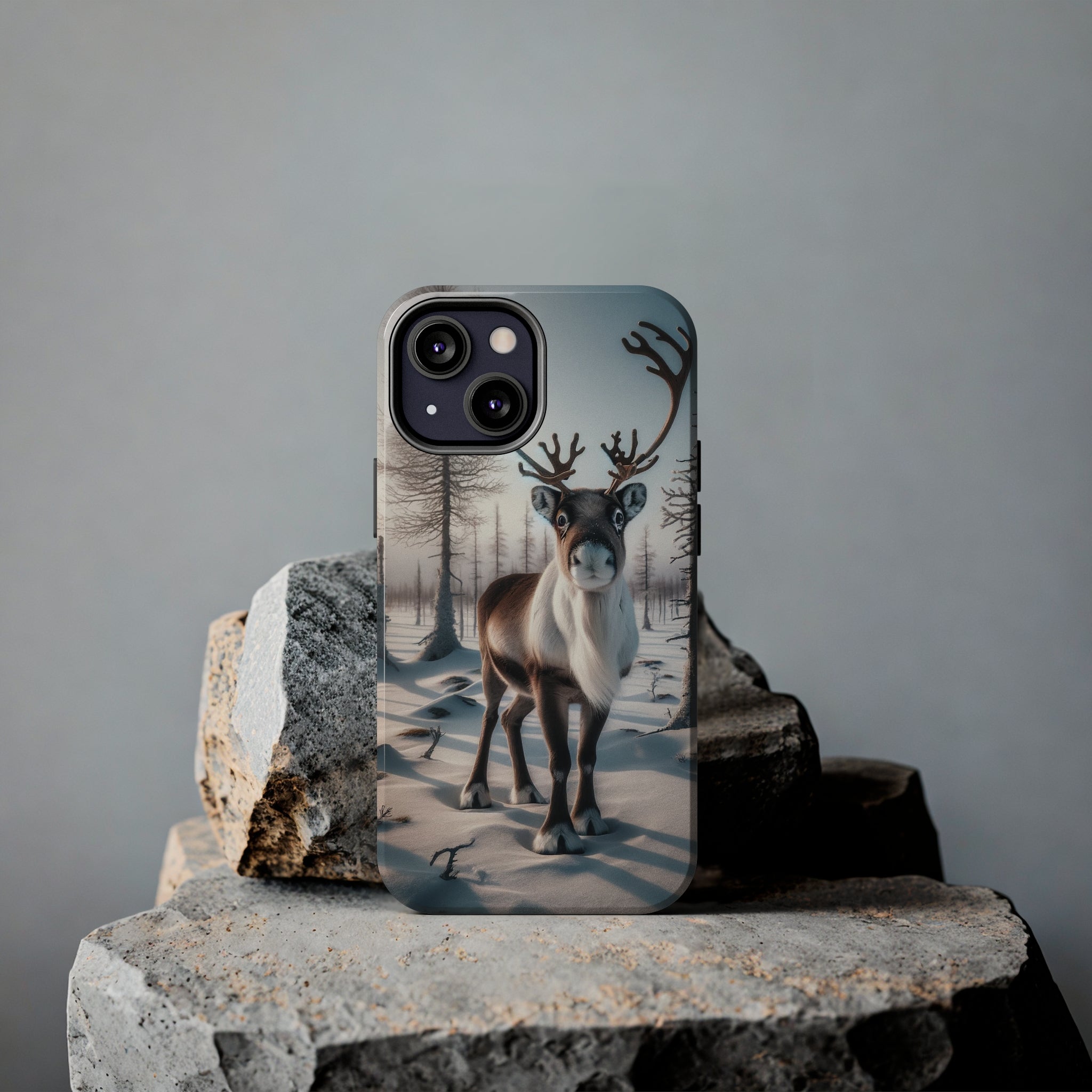 Curious reindeer - Tough Phone Case