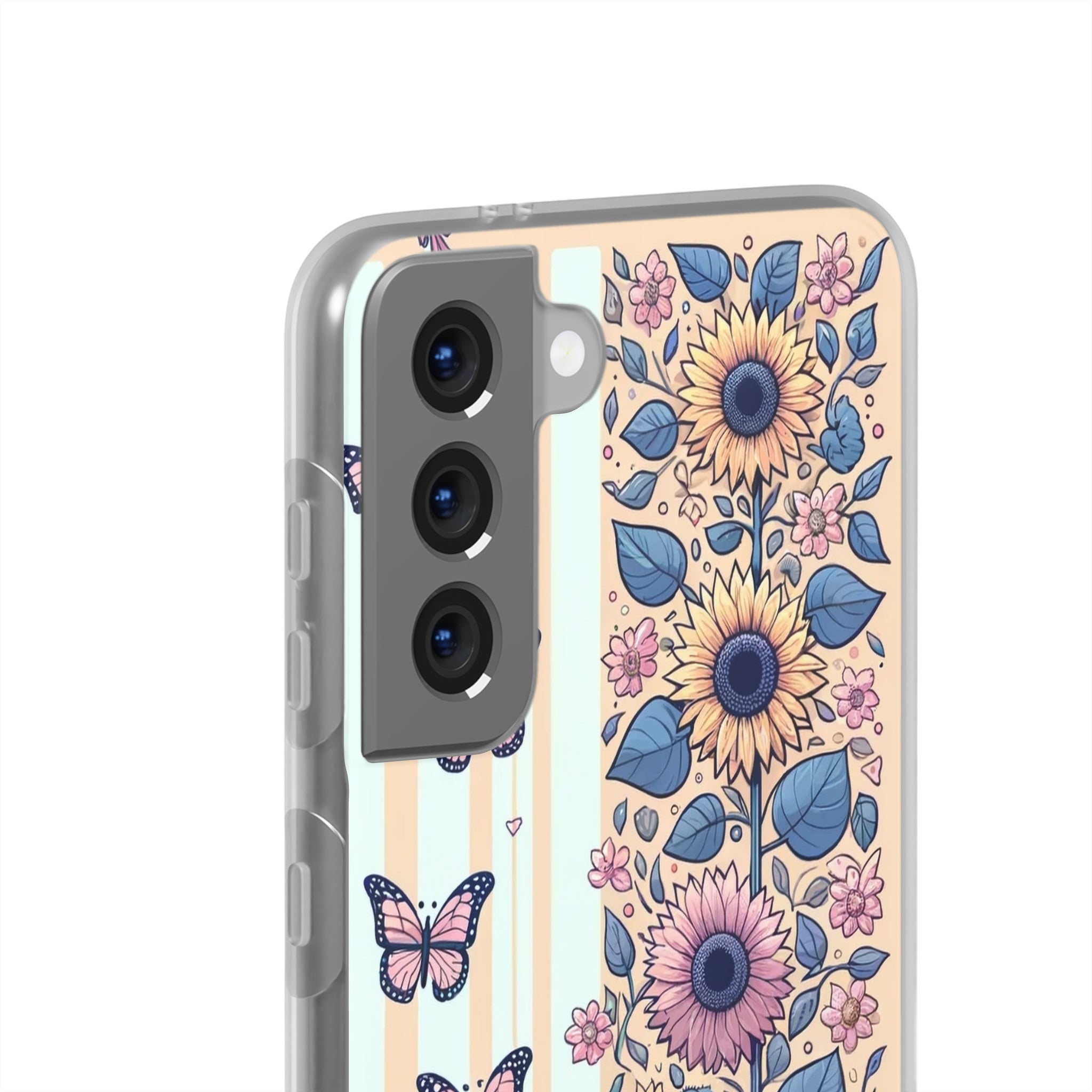 Sunflowers and butterflies - Flexi Case (Samsung only)