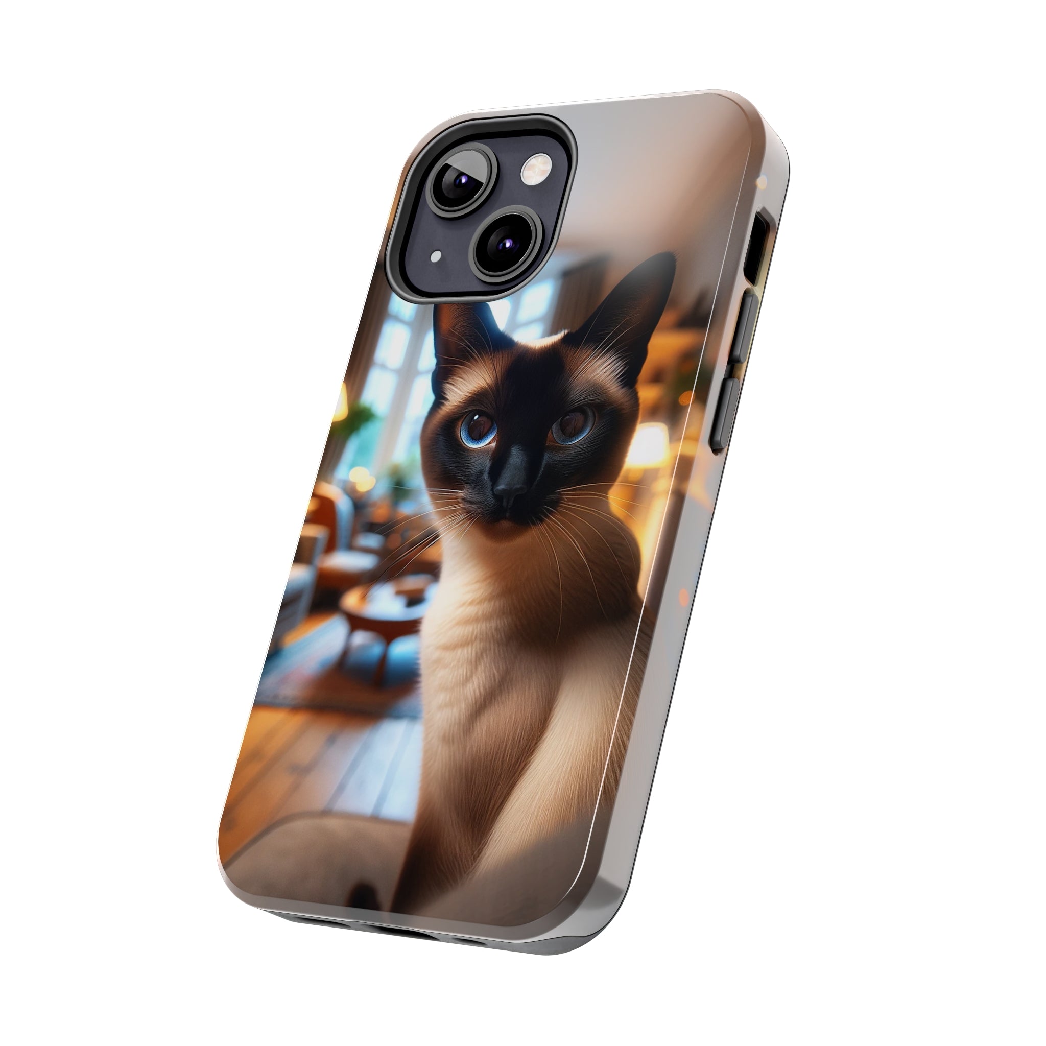 Curious cat - Tough Phone Case