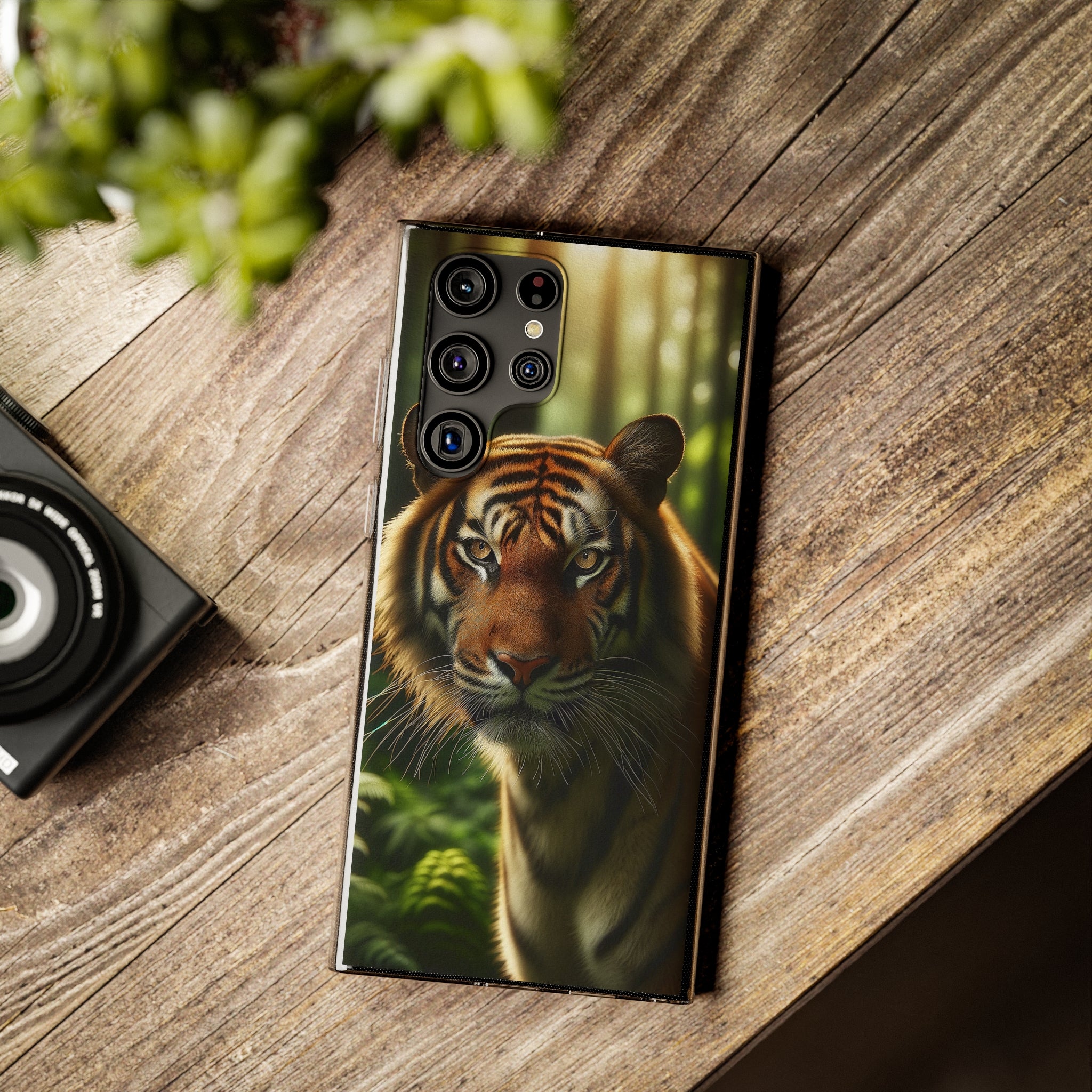 Curious Tiger - Soft Phone Case