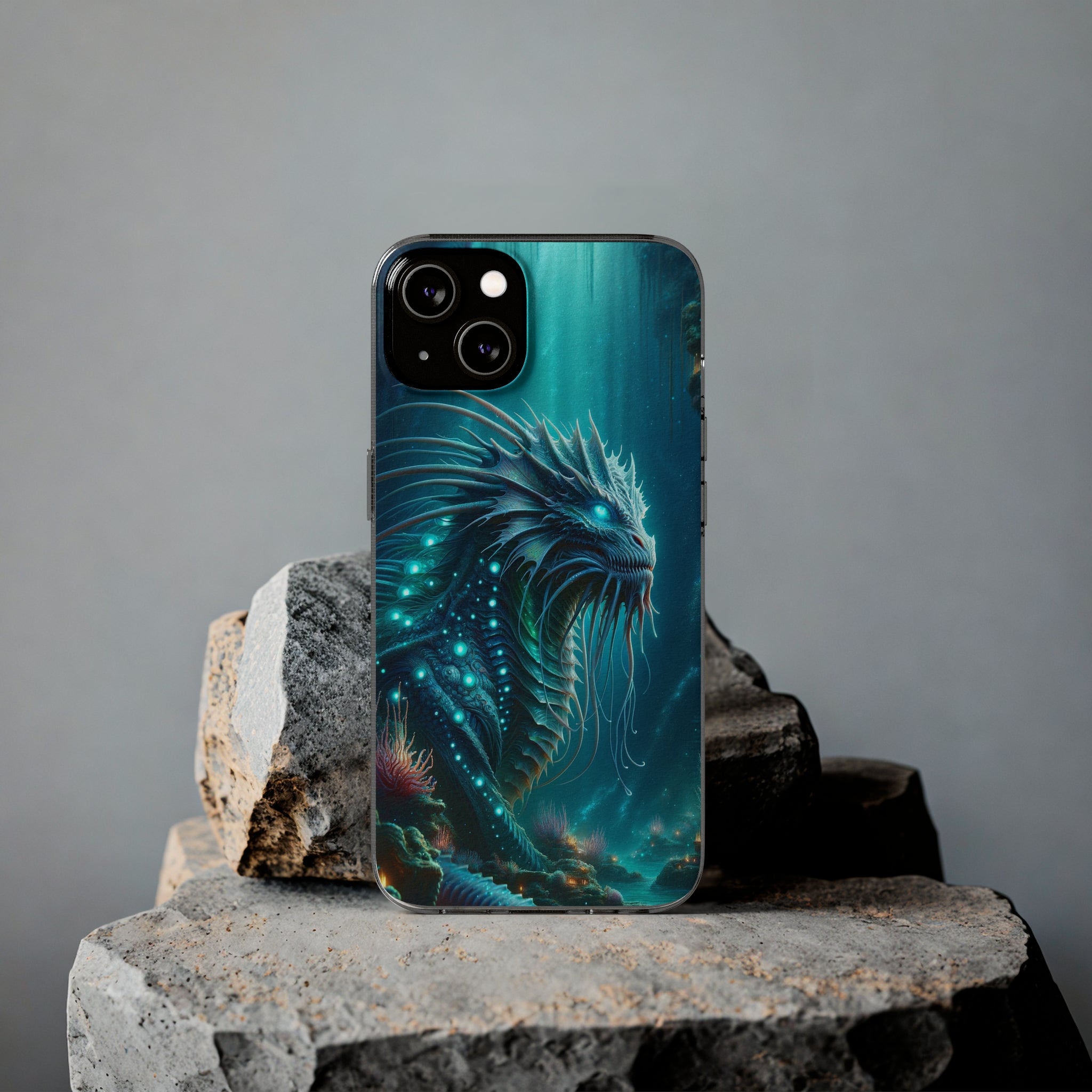 Sea monster - Soft Phone Case