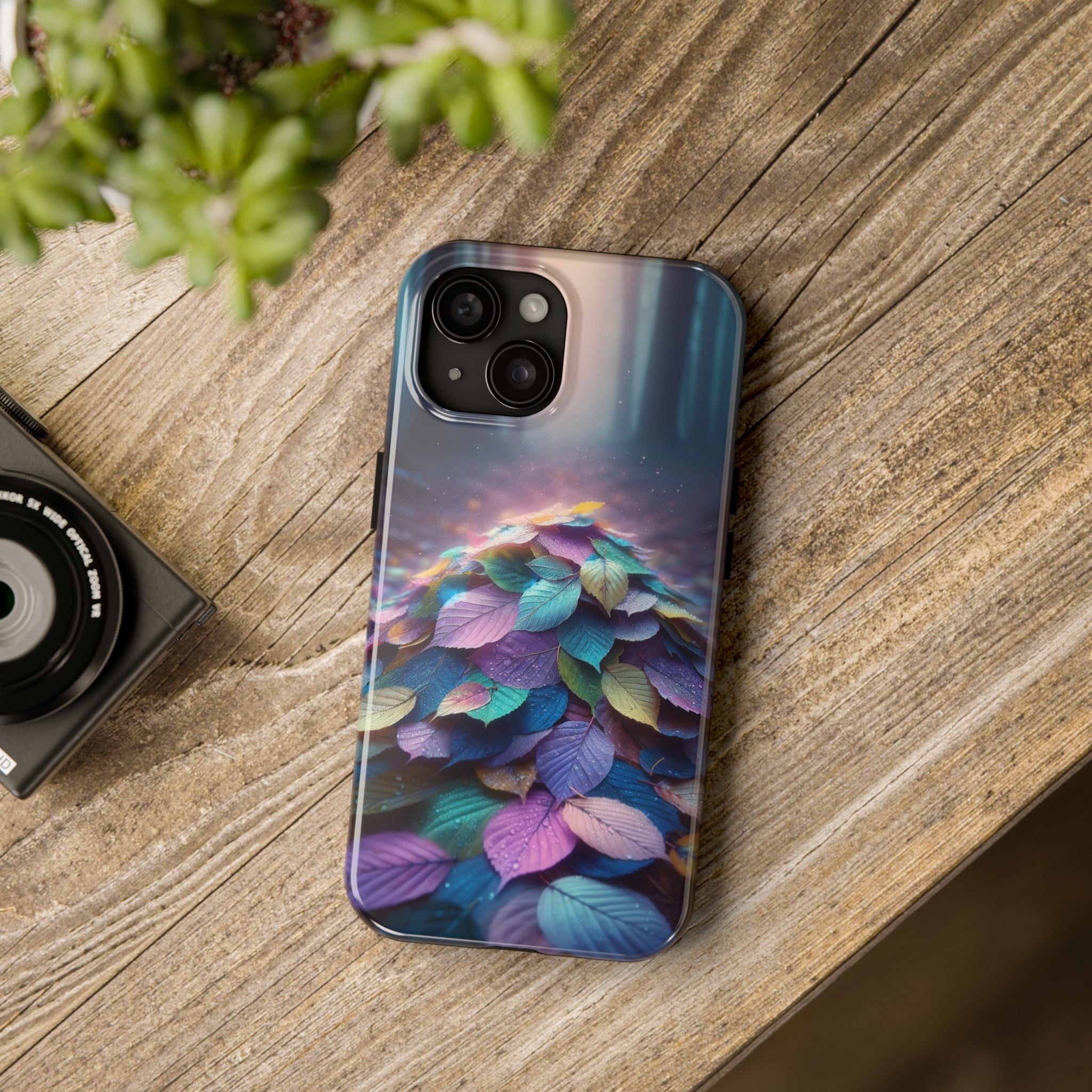 Pile of pastel leaves - Tough Phone Case